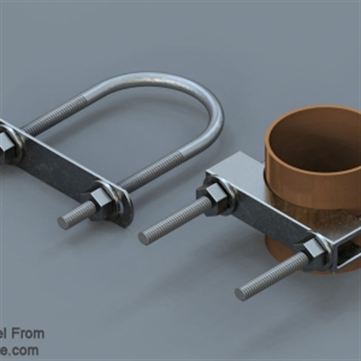 Tesisat MalzemeleriBaysan Kelepçe U Bolt Somun + Lama