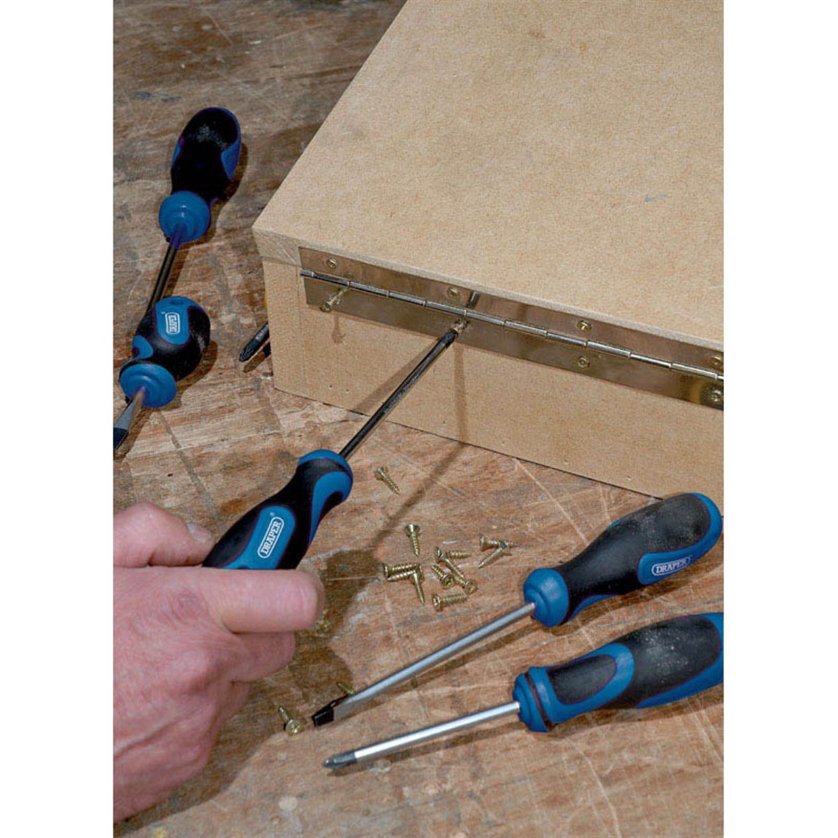 Tornavida SetiDraper Tornavida 866 Set Düz/Yıldız  8 Parça