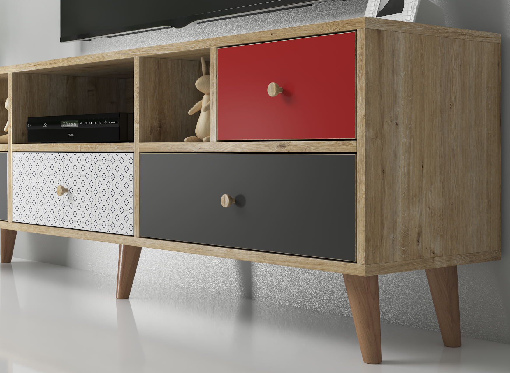 TV ÜnitesiColores Tv Ünitesi 180CMx55CMx35CM