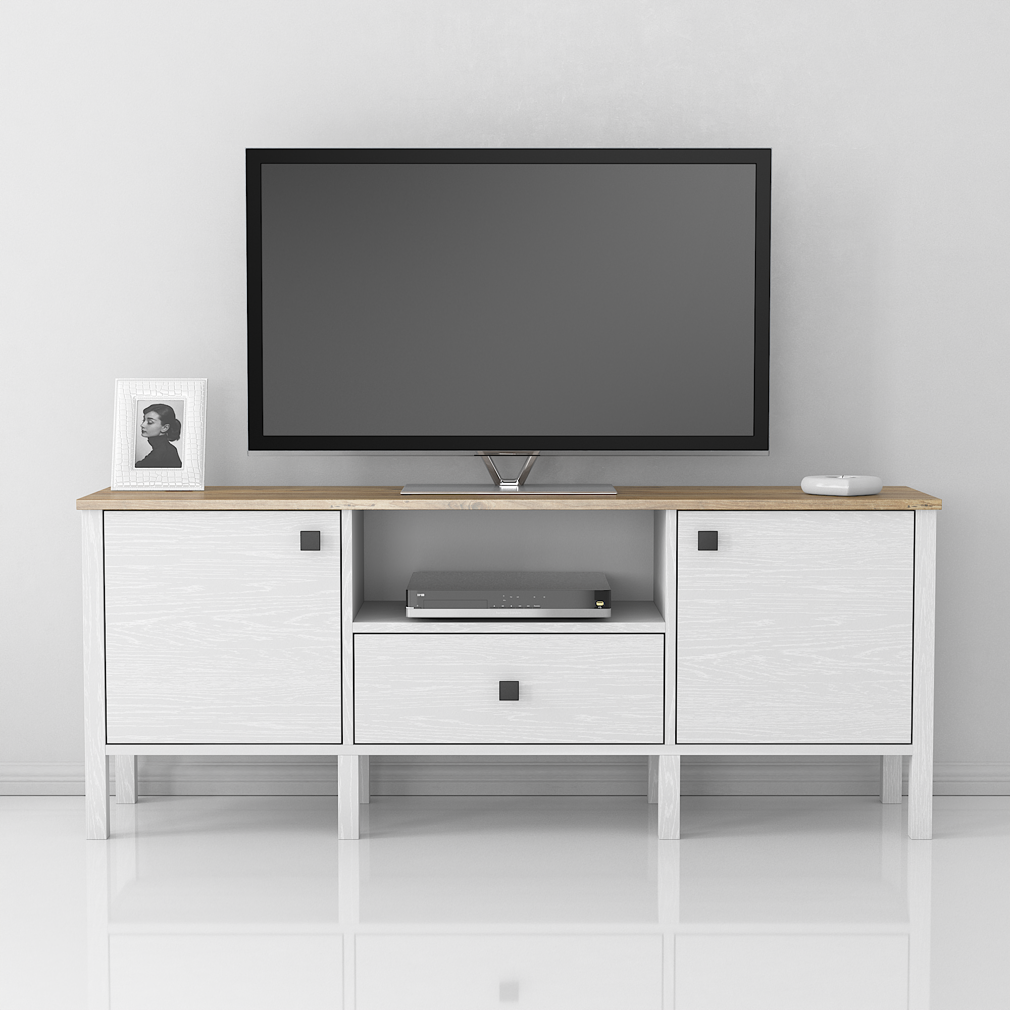 TV ÜnitesiHelen TV Ünitesi Beyaz 150CMx57CMx35CM