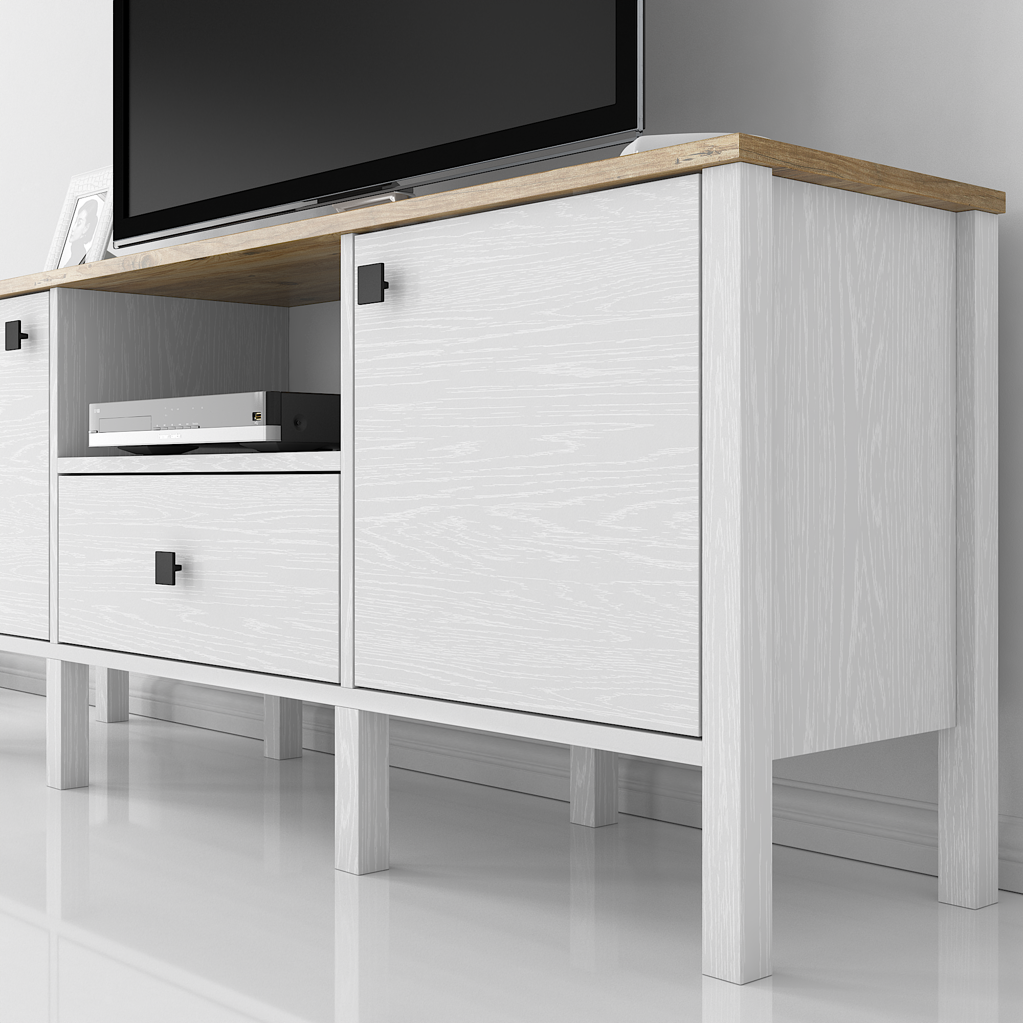 TV ÜnitesiHelen TV Ünitesi Beyaz 150CMx57CMx35CM