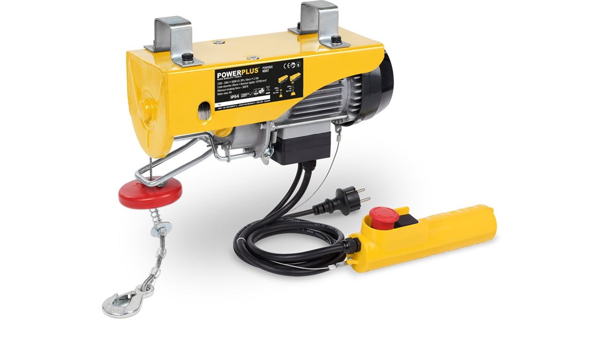 Vinç ve KaldıraçlarPowerplus Vinç Elektrikli 500W 100/200 KG