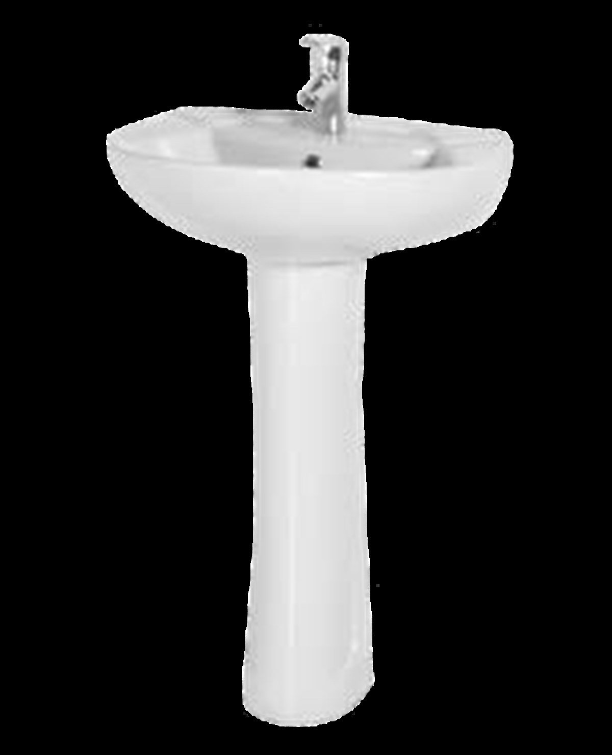 VitrifiyeAkgün Lavabo Oval 40X50 + Kolon Ayak