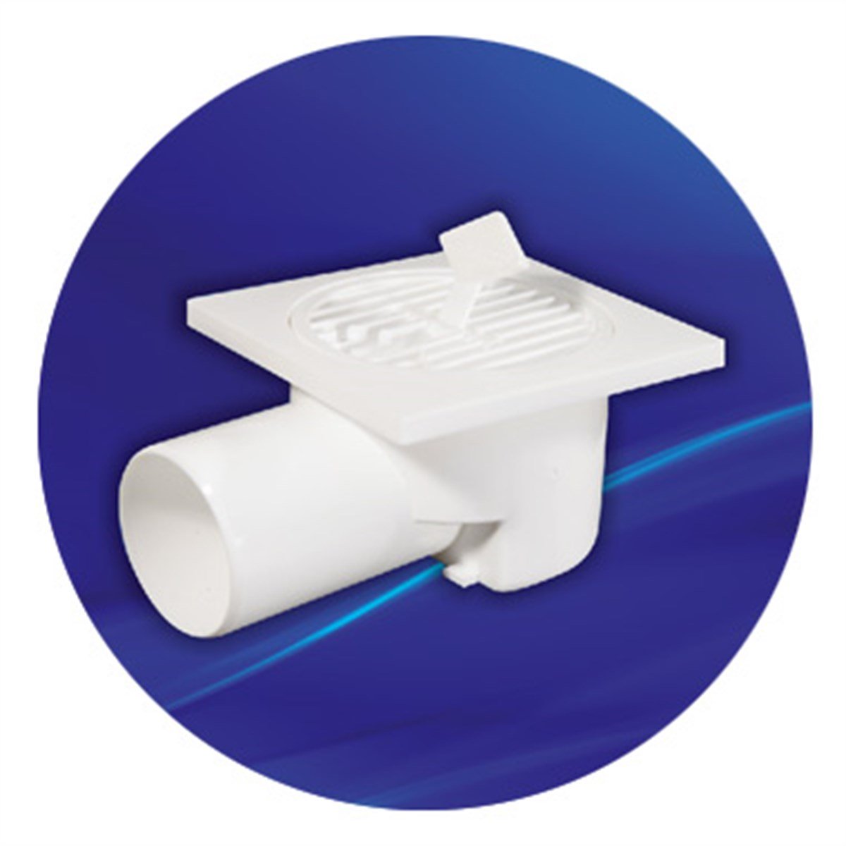 VitrifiyeÖzbest Yer Sifonu 10CMX10CM 40MM Yanda Çıkışlı