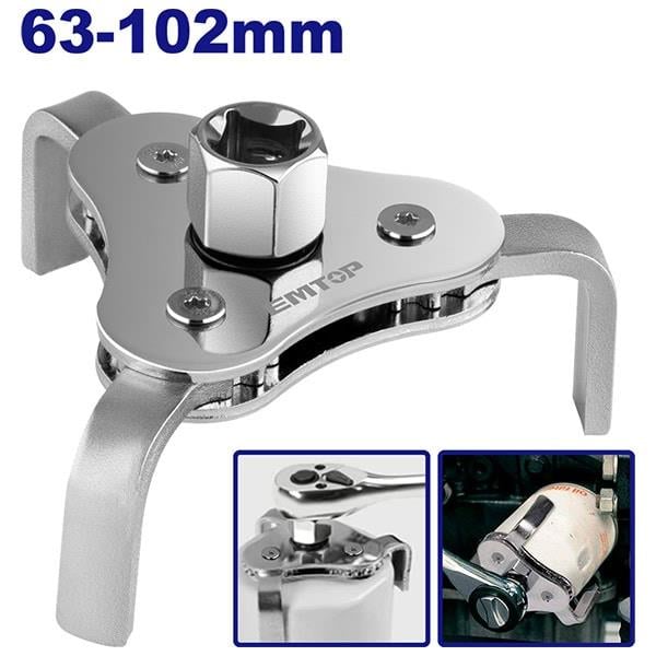 Yağ Filtre SökücülerEmtop Oto Yağ Filitre Aleti Uç Ayaklı 63-102MM