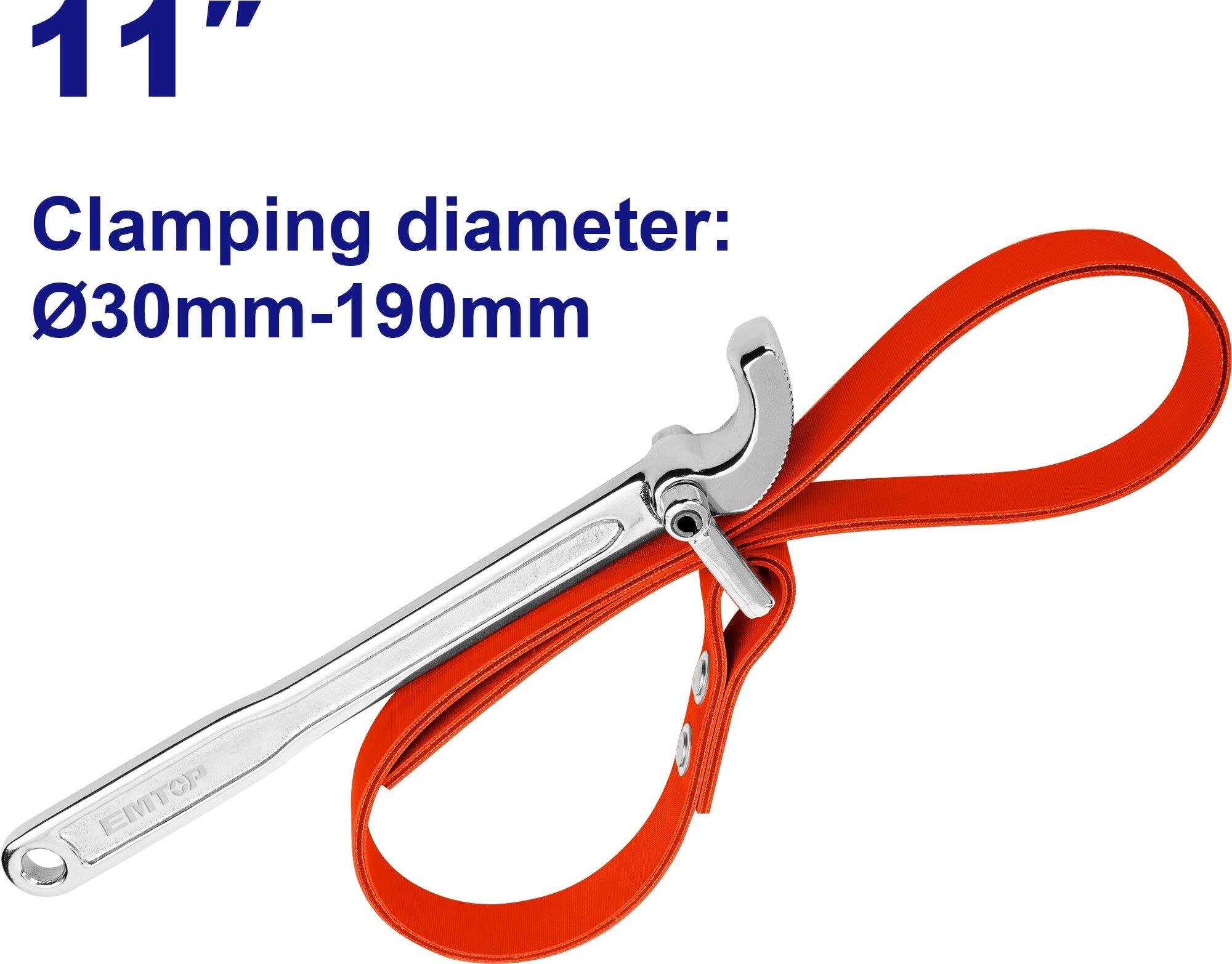 Yağ Filtre SökücülerEmtop Yağ Filitre Aleti Kayışlı 275MM/30-190MM