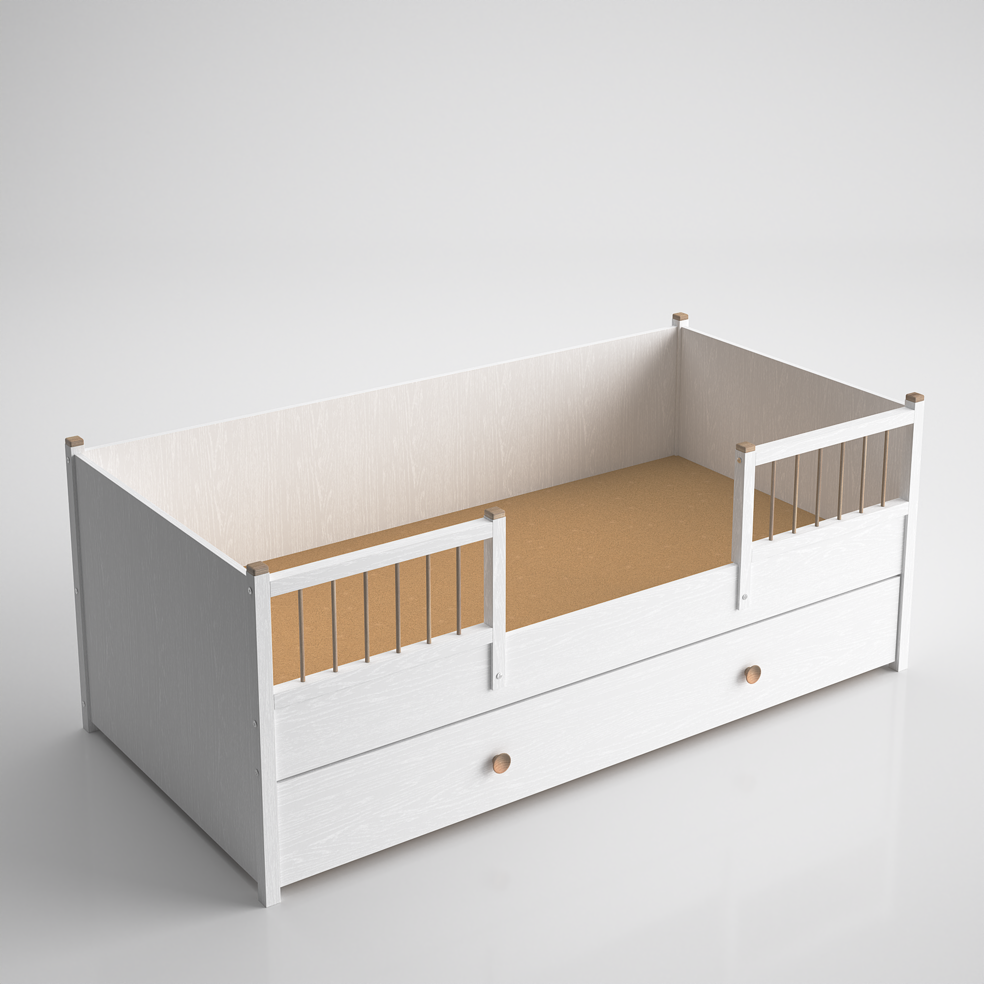 YatakHelenbaby Karyola Beyaz 200CMx72CMx90CM