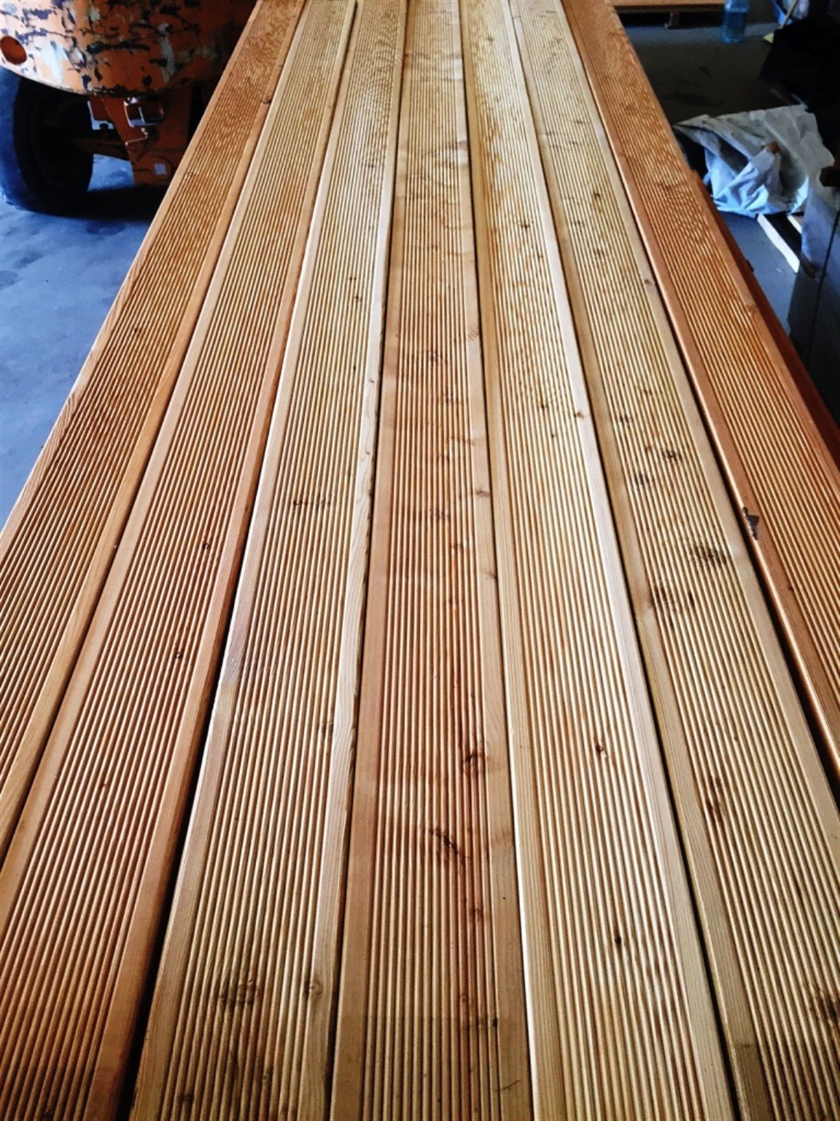 Yer/Duvar/Tavan DöşemeleriAhşap Decking Emprenyeli İsveç 21MMX 12CM
