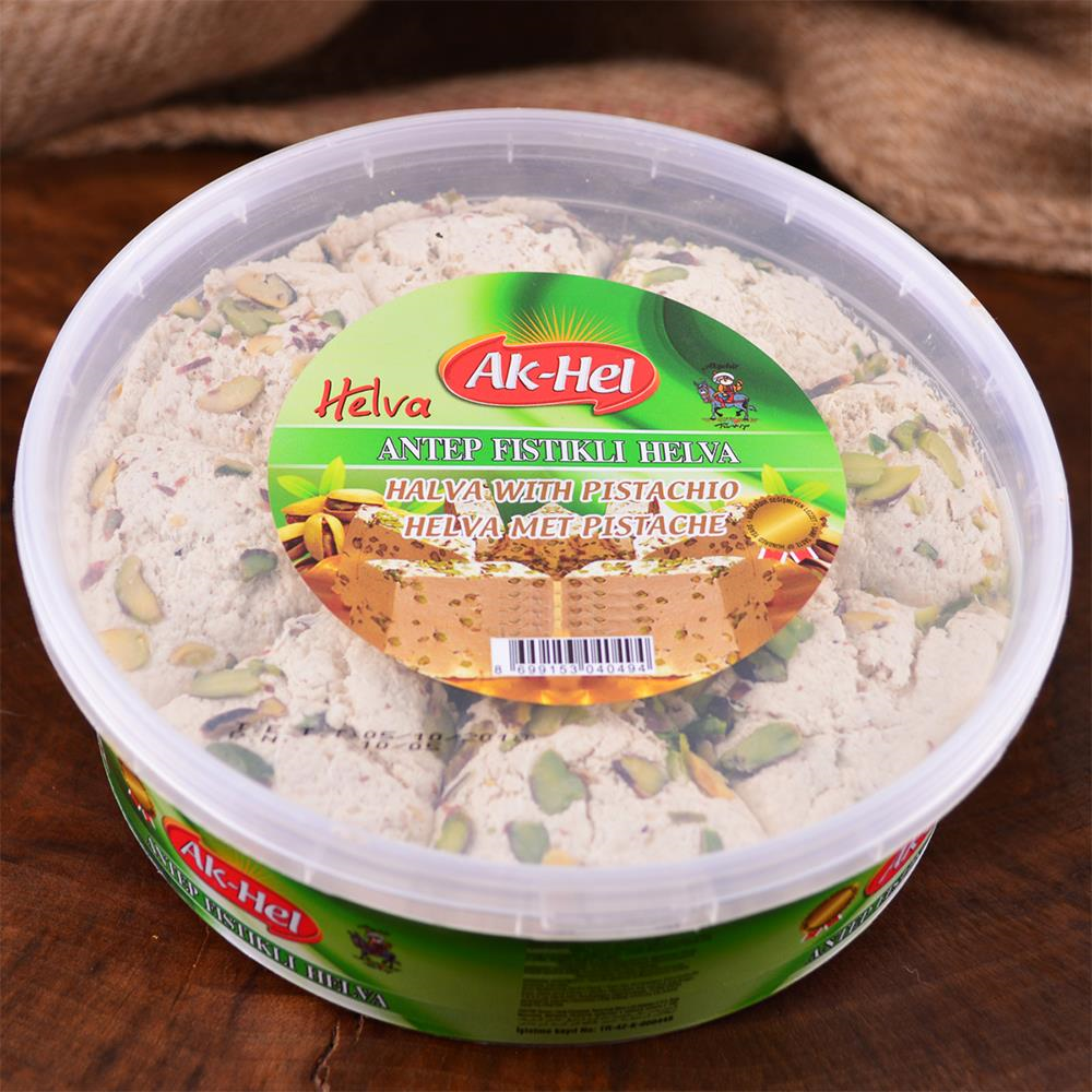 Ak-Hel Antep Fıstıklı Helva 450 g e