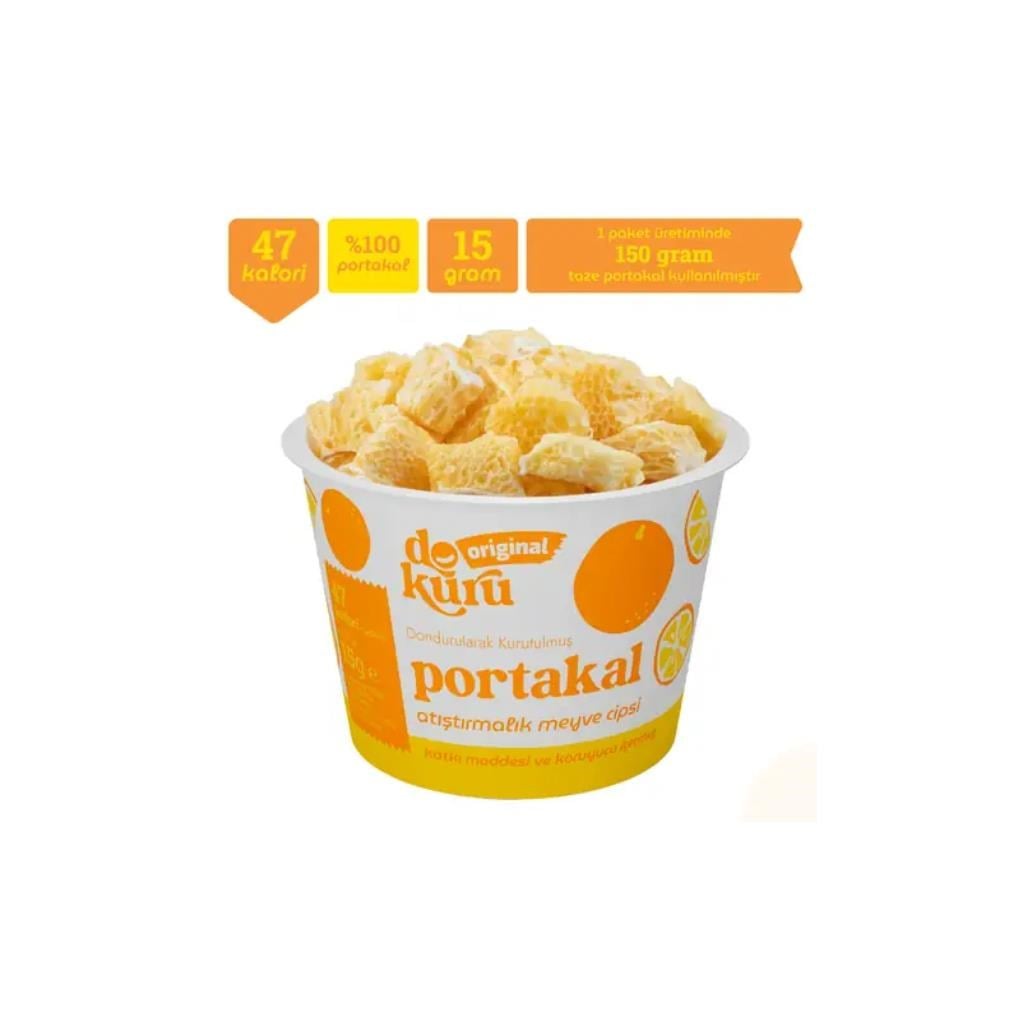 Dokuru Original Portakal Atıştırmalık Meyve Cipsi 15 gr
