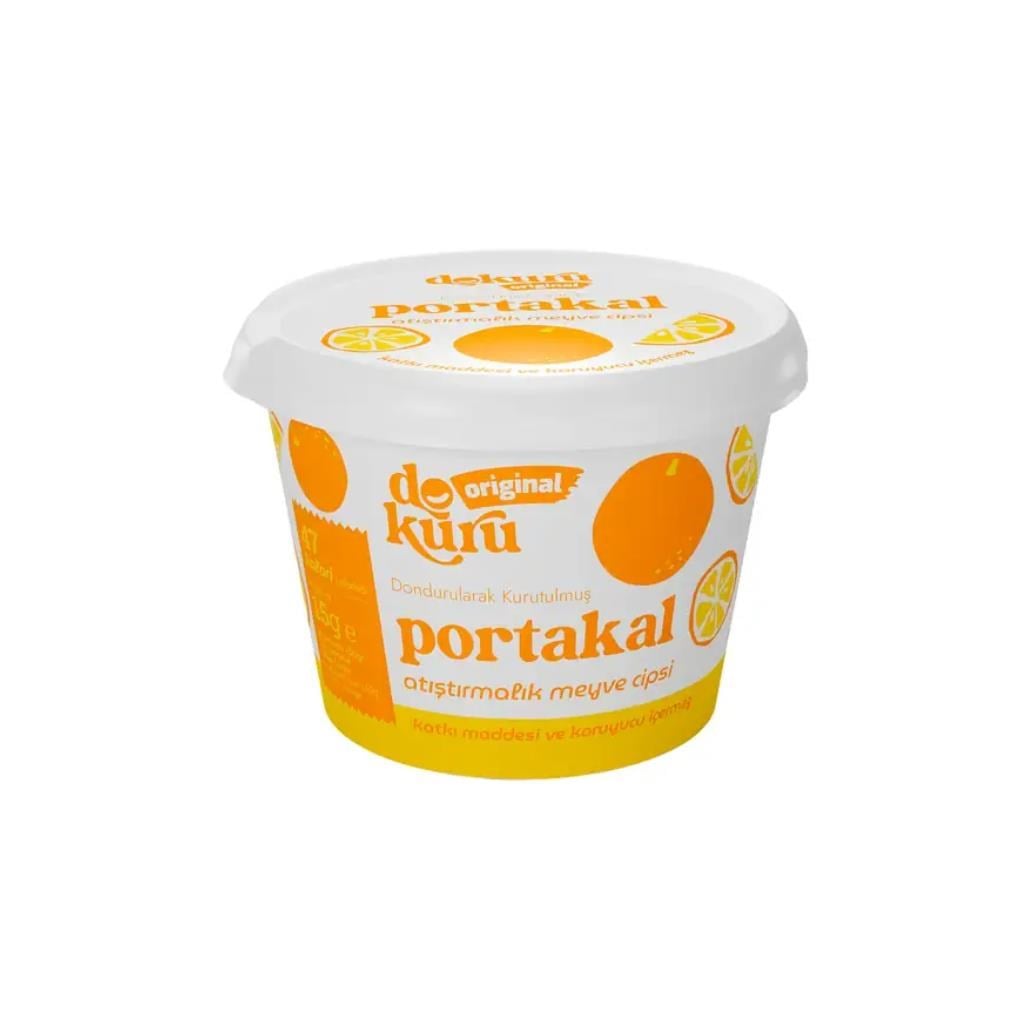 Dokuru Original Portakal Atıştırmalık Meyve Cipsi 15 gr