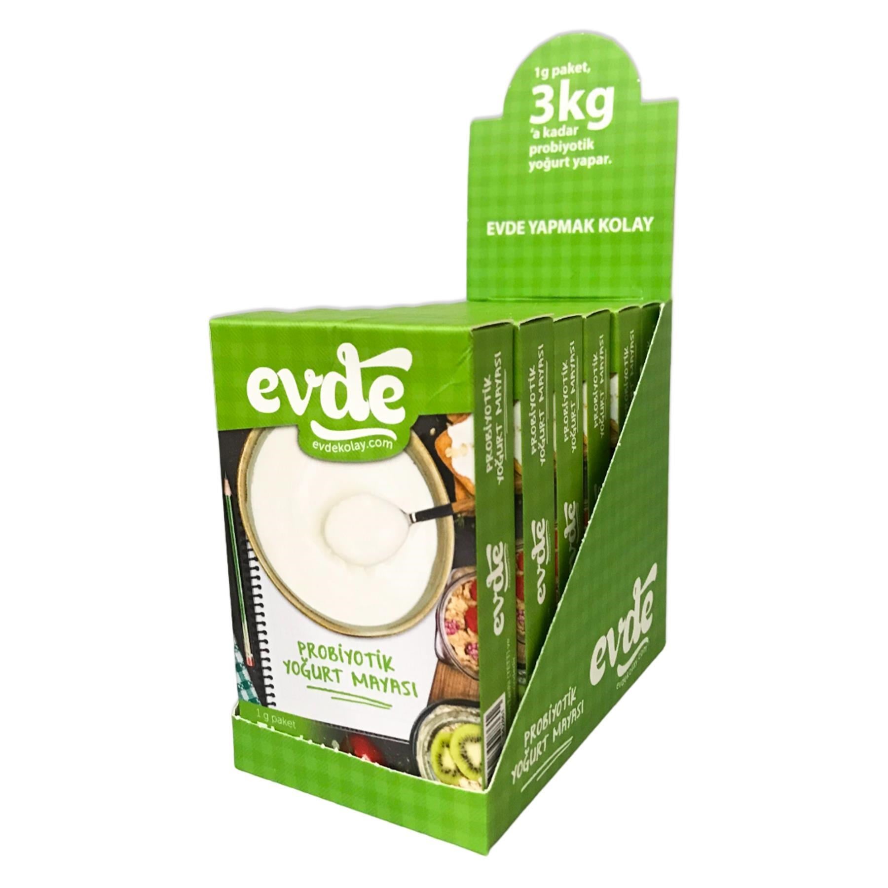 Evde  Probiyotik Yoğurt Mayası 6'lı Kutu