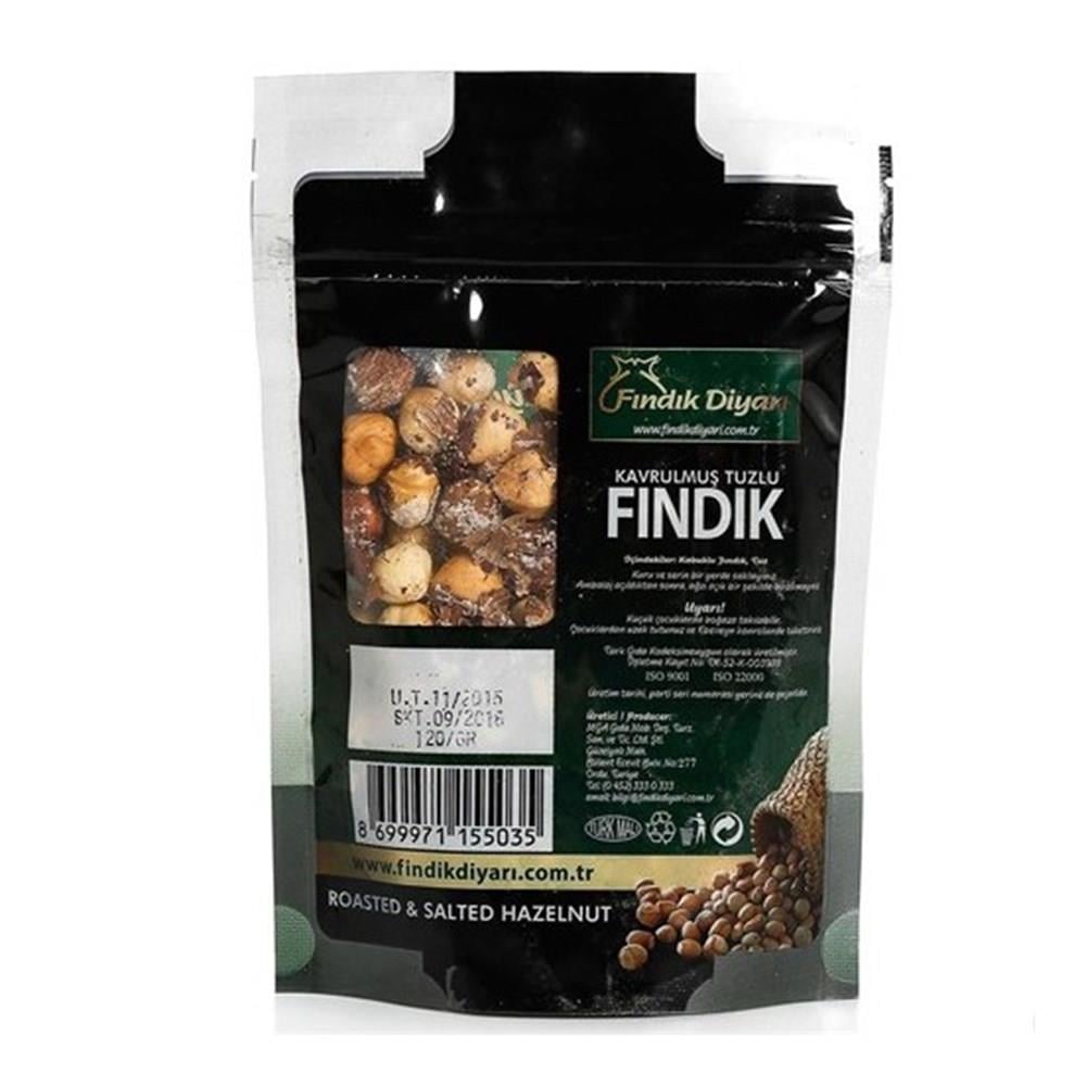 Fındık Diyarı Kavrulmuş Tuzlu İç Fındık 120 Gr