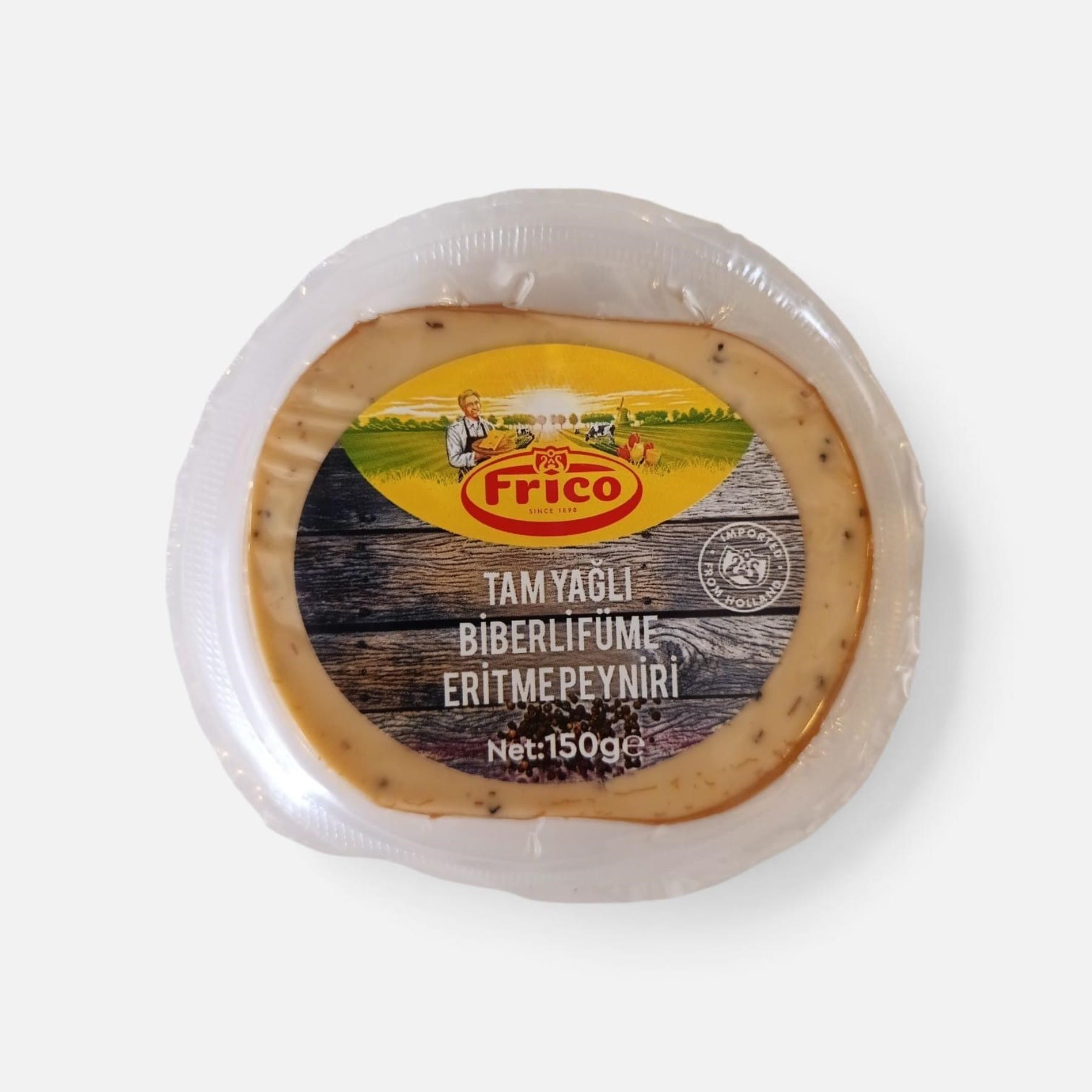 Frico Tam Yağlı Biberli Füme Eritme Peyniri 150 g e
