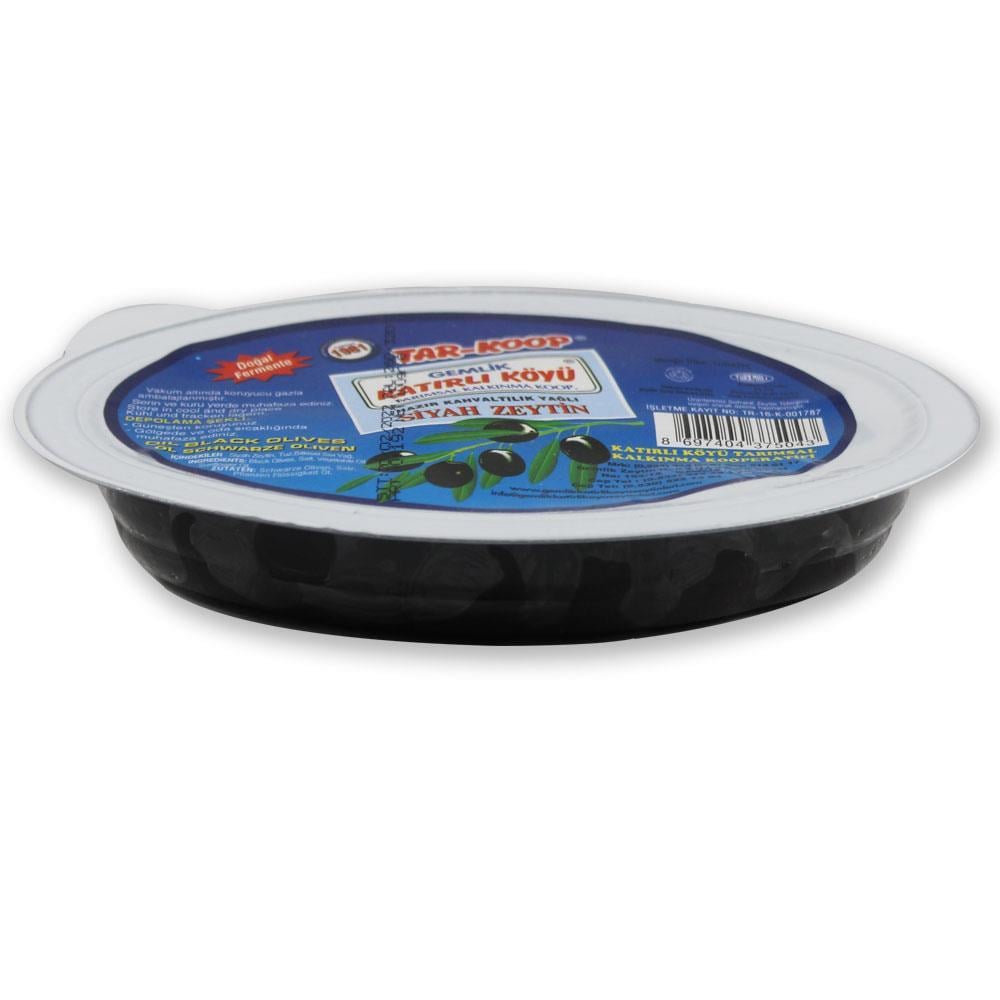 Katırlı Köyü Gemlik Kahvaltılık Siyah Zeytin Vakumlu 100 g ℮