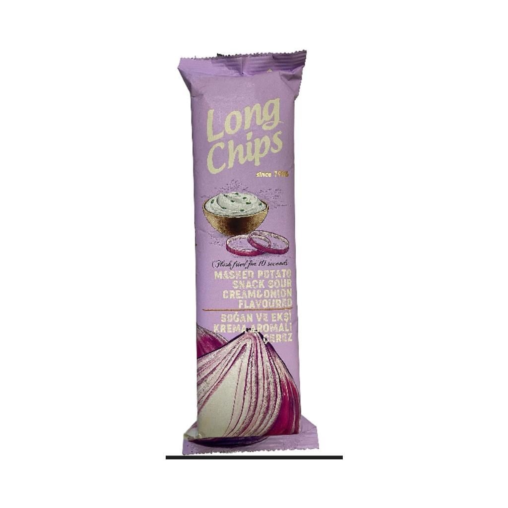 Long Chips Soğan ve Ekşi Krema Aromalı Çerez 75 g e