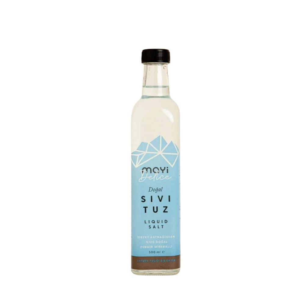 Mayi Tuz Delice Doğal Sıvı Kaynak tuzu 500 ml e