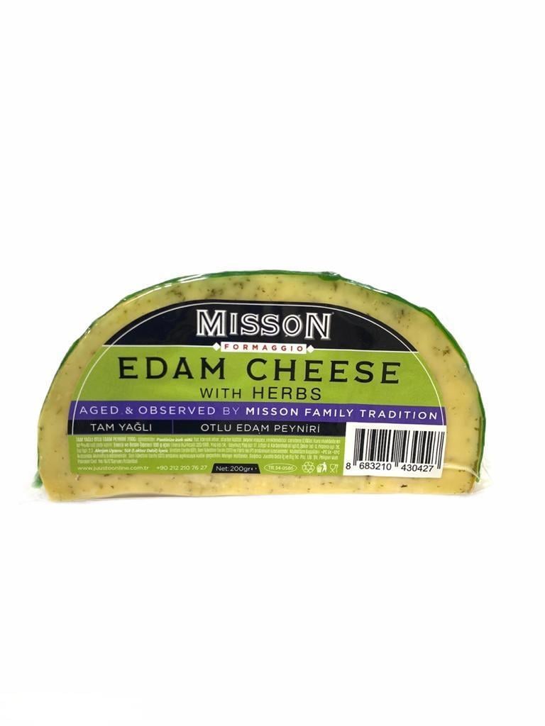 Misson Otlu Edam Peyniri 200 g ℮