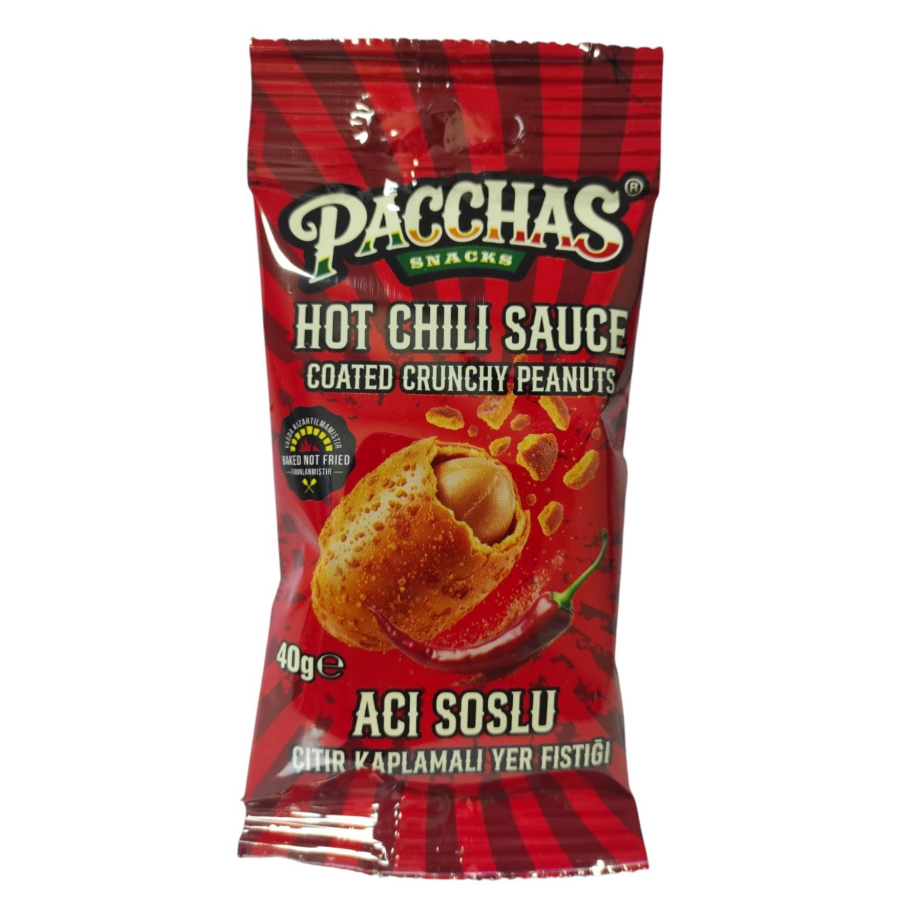 Pacchas Acı Soslu Yer Fıstığı 40 g