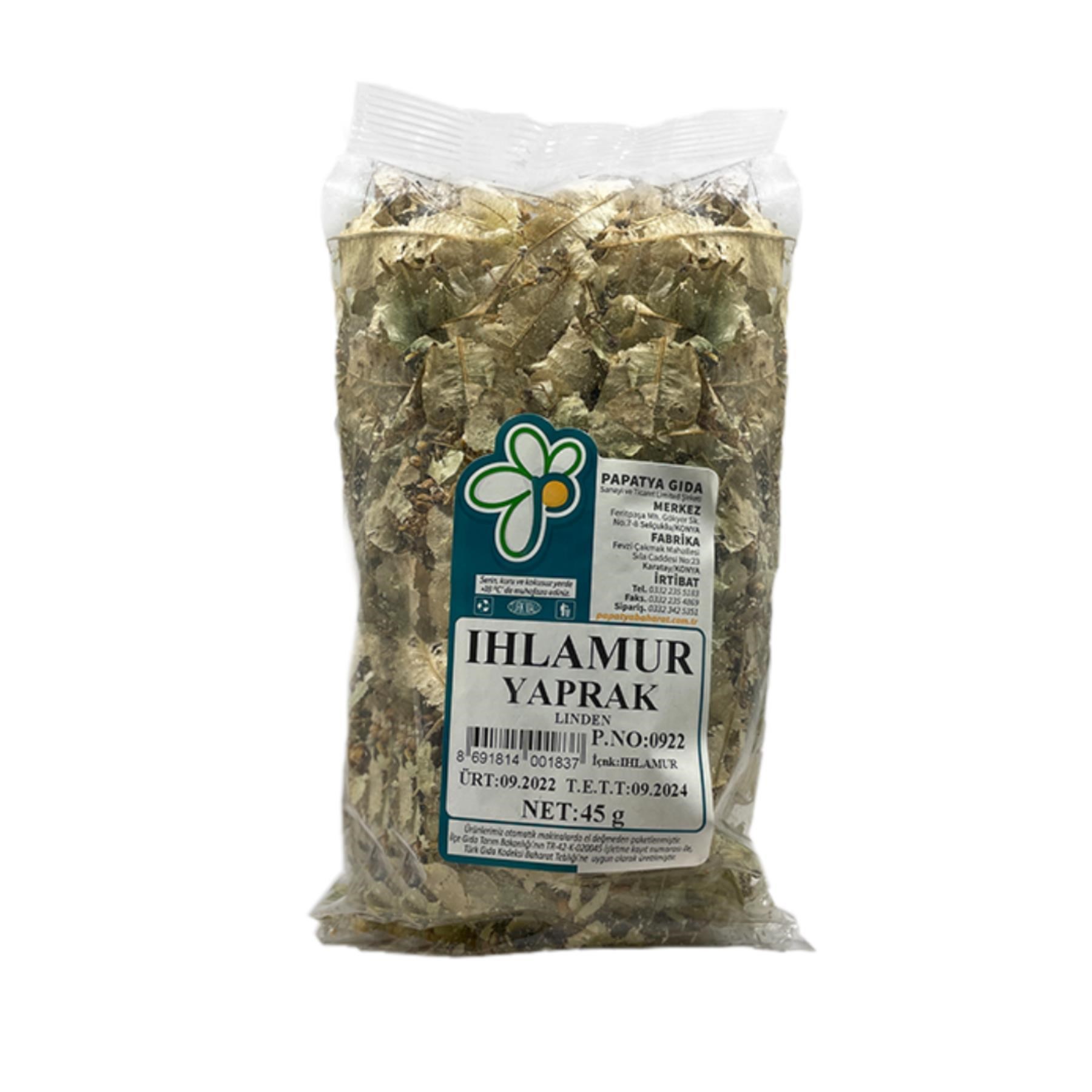 Papatya Gıda Ihlamur 45 g e
