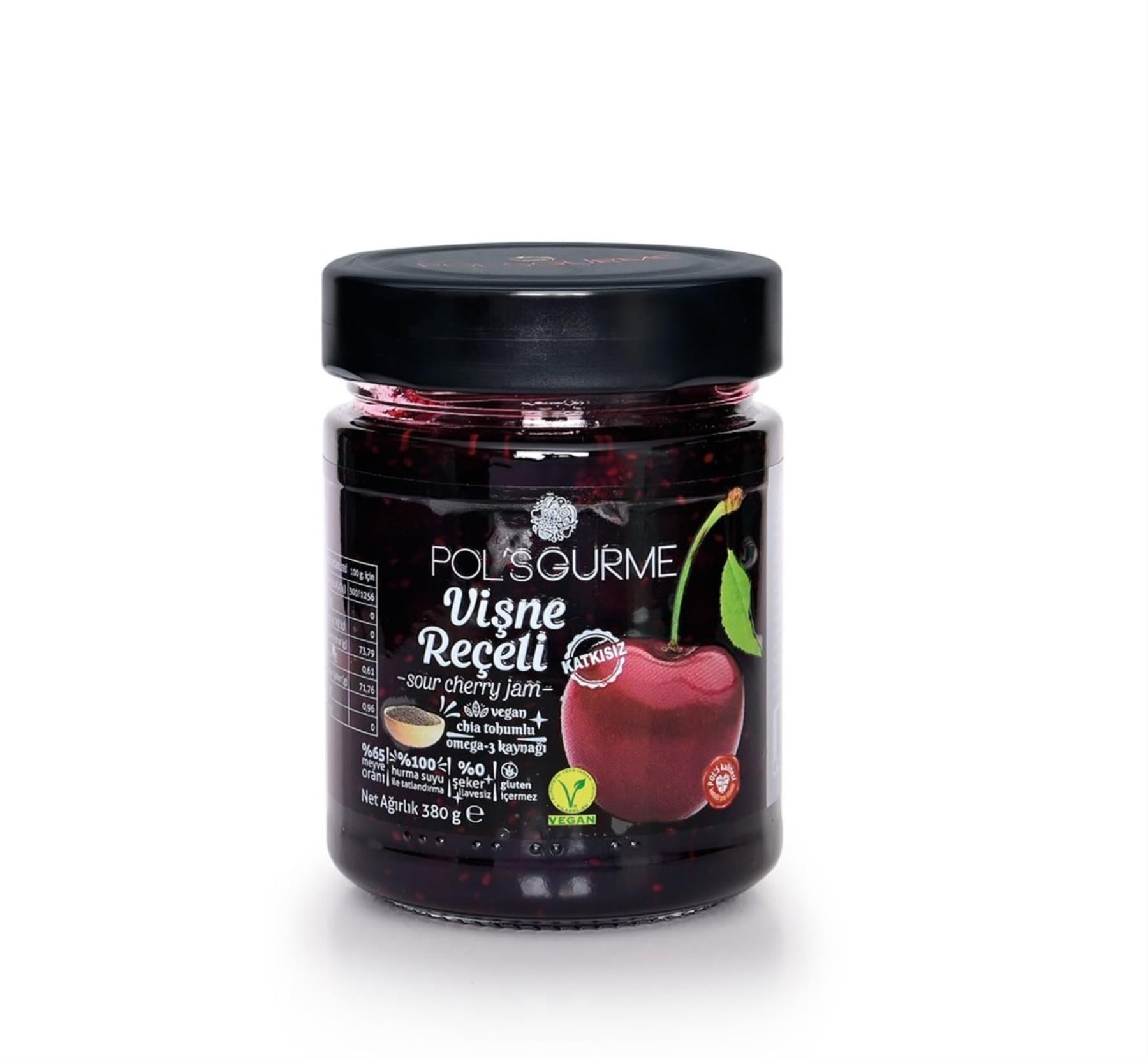 Pol's Gurme Chia Tohumlu Vişne Reçeli 380 Gr