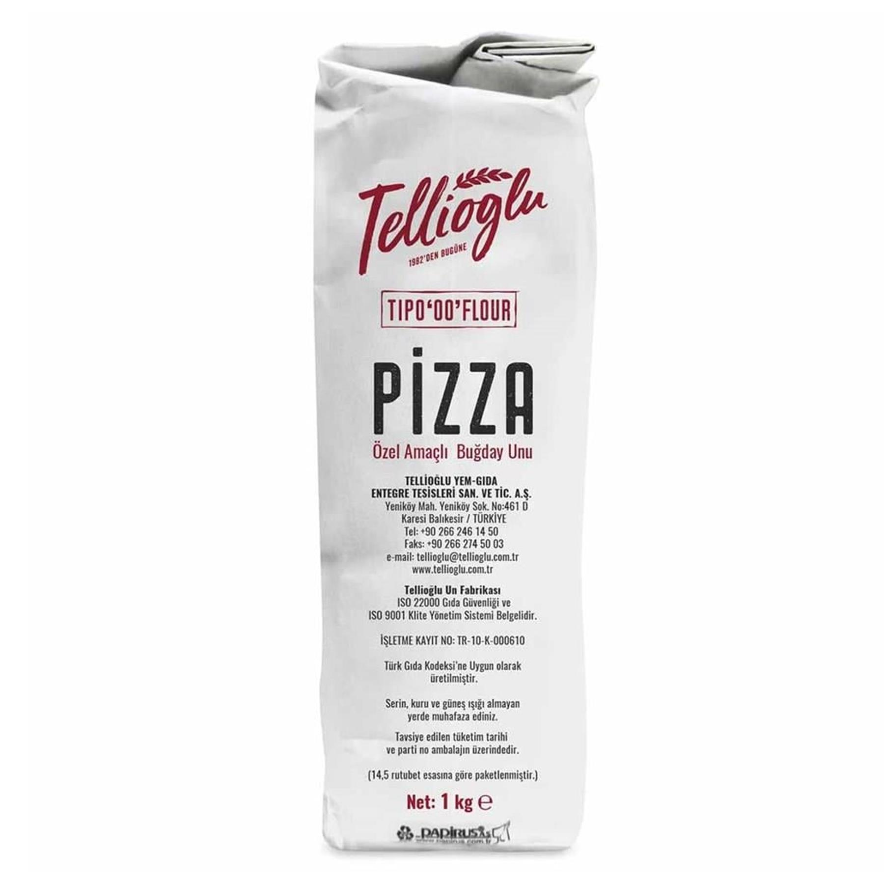 Tellioğlu Pizza Unu Özel Amaçlı Buğday Unu 1000 g e
