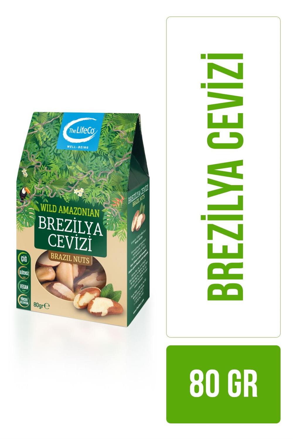 The LifeCo Brezilya Cevizi 80 Gr