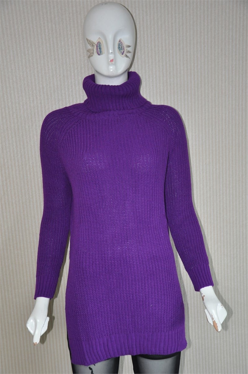 BOĞAZLI ÖRME KUMAŞ MOR KAZAK AYRS-001-1
