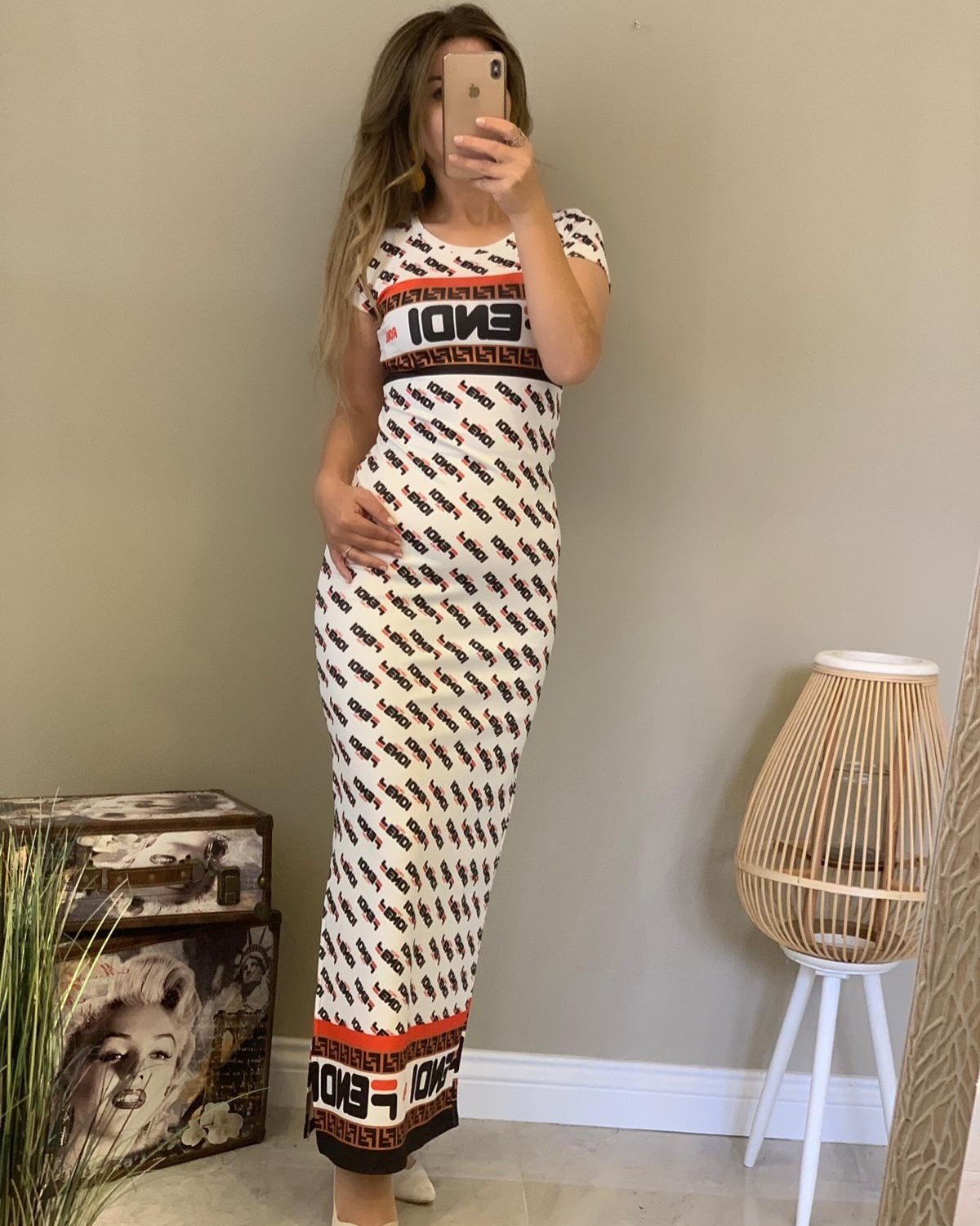 DALGIÇ KUMAŞ ÜZERİ DİJİTAL BASKILI YANDAN YIRTMAÇLI GÜNLÜK SPOR ELBİSE DAY DRESS CHP-209