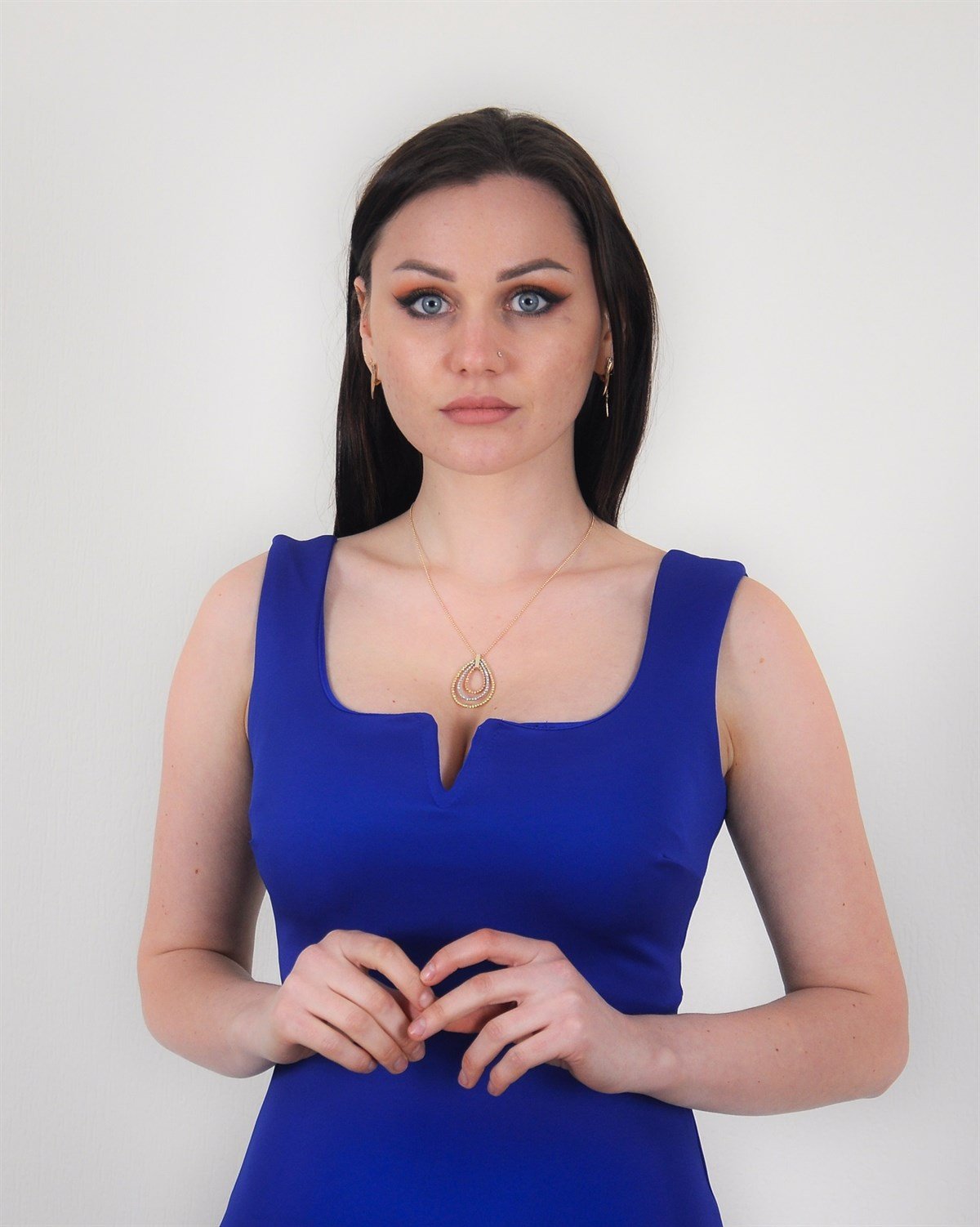 ESNEK DALGIÇ KUMAŞ KARE YAKA MAVİ MİNİ ELBİSE MAVİ GECE ELBİSESİ BLUE MINI DRESS emr-061-mavi