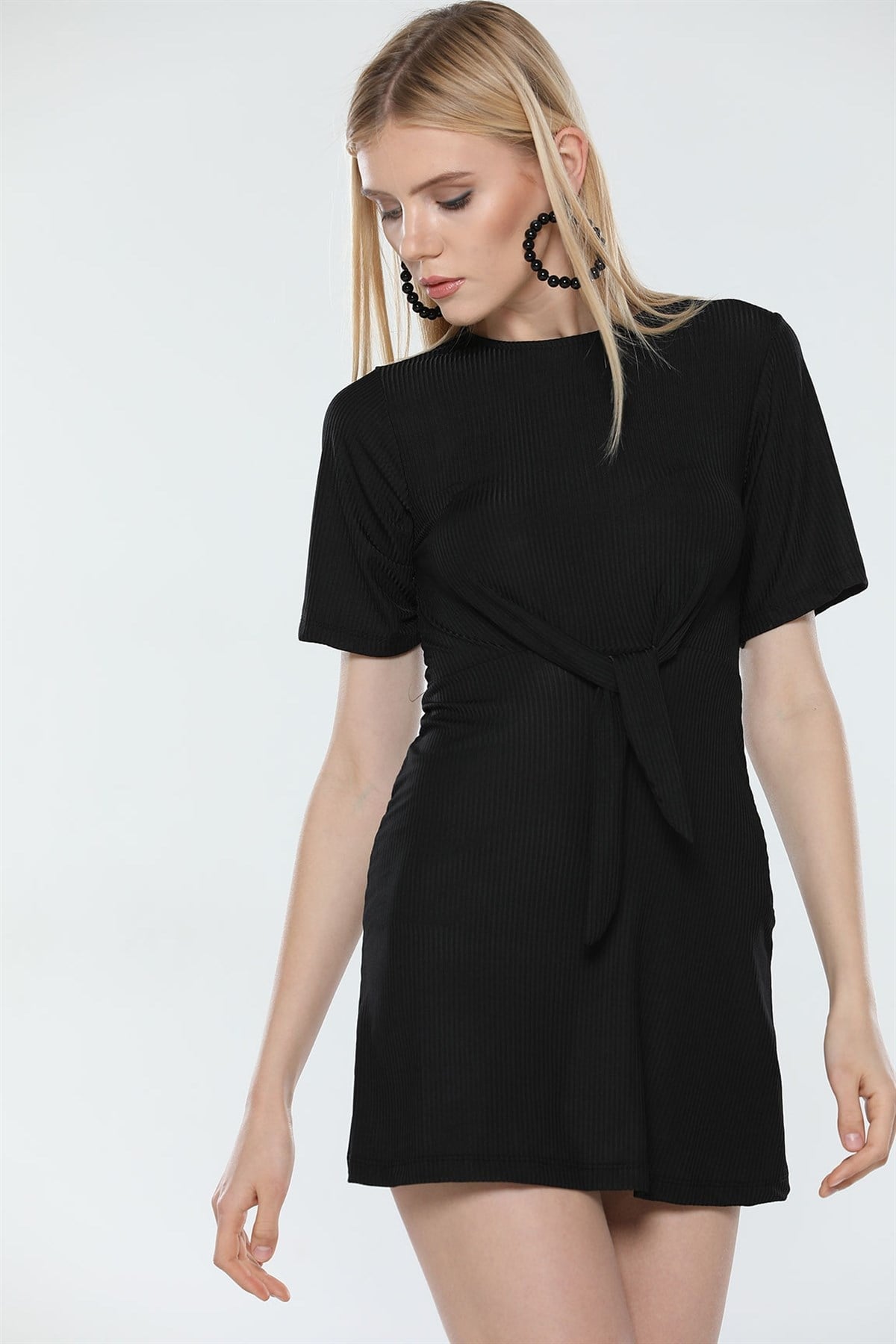 ESNEK KAŞKORSE KUMAŞ GÜNLÜK KIRMIZI SPOR MİNİ ELBİSE SİYAH GÜNLÜK ELBİSE SİYAH ASKILI YAZLIK ELBİSE SLEVEELESS RED MINI DAYDRESS 992592-TZ