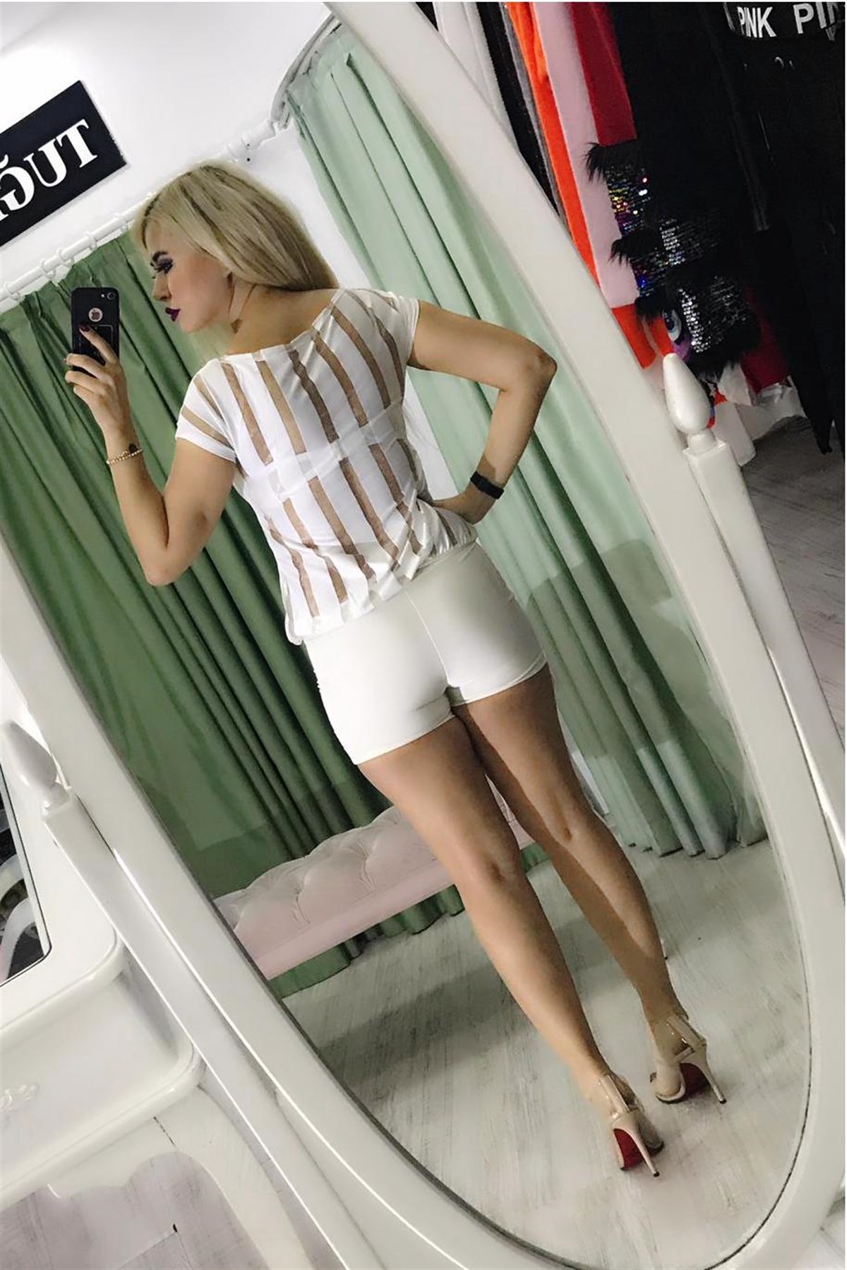ESNEK KUMAŞ TRANSPARAN DETAYLI TEK PARÇA DEKOLTE TULUM SEXY ROMPER JUMPSUIT CLUBWEAR KY-063