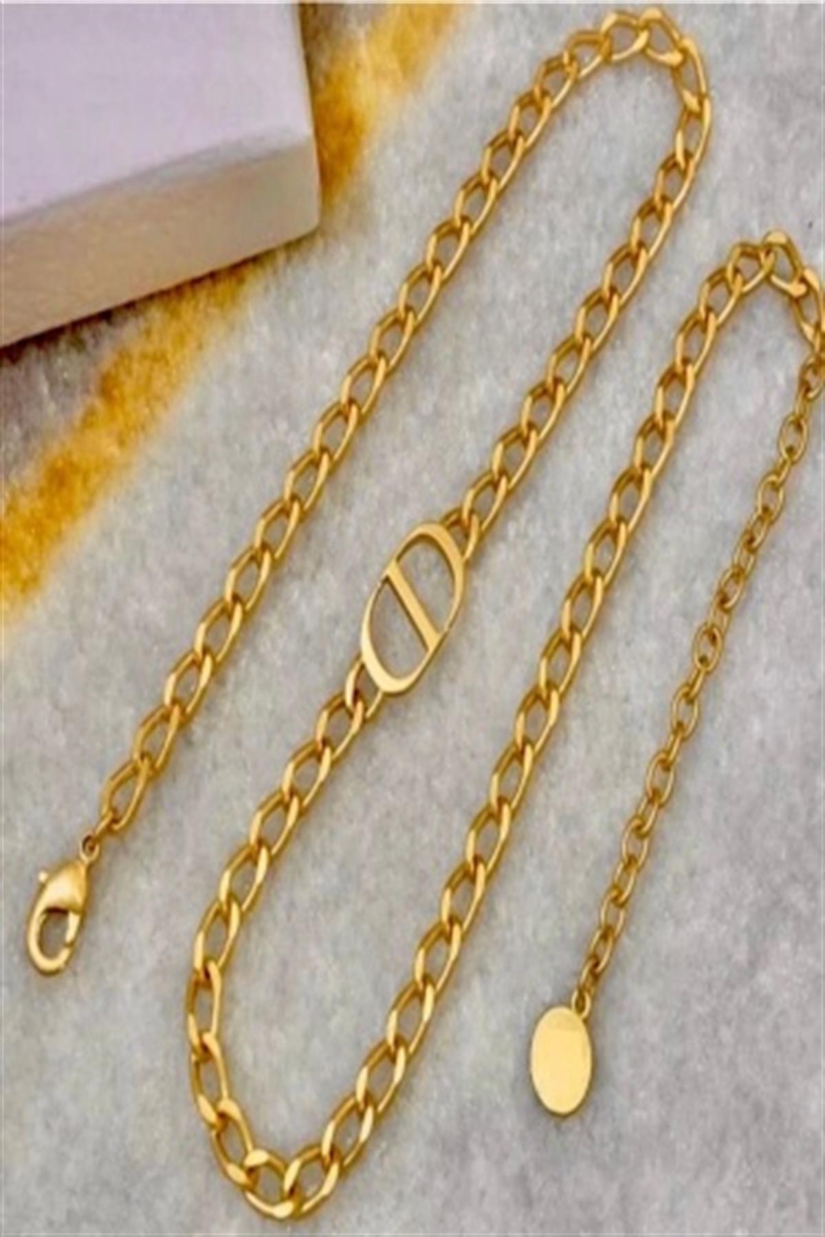 Giyim Aksesuarı Gold Zincir Kemer 700