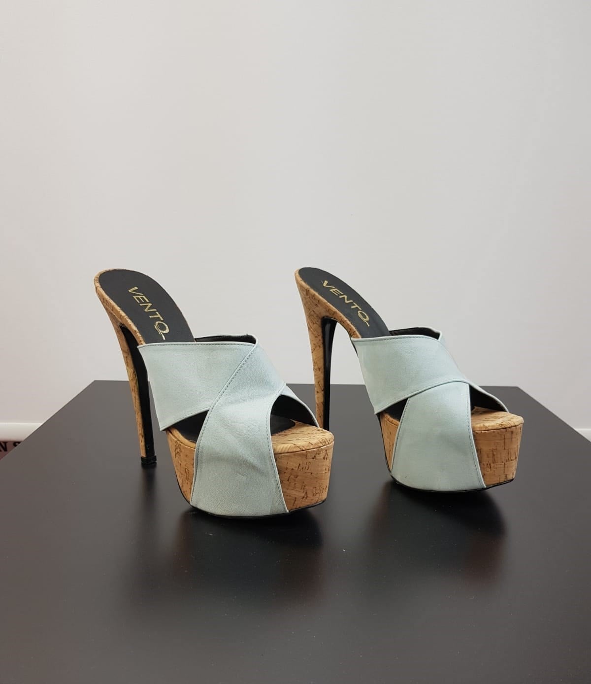 İNCE TOPUKLU UCU AÇIK YAZLIK TERLİK PLATFORM TABANLI BAYAN TERLİK YAZLIK İNCE TOPUKLU BAYAN AYAKKABI HIGH HEELS BLACK WOMAN SHOES BYNSPT-012-1