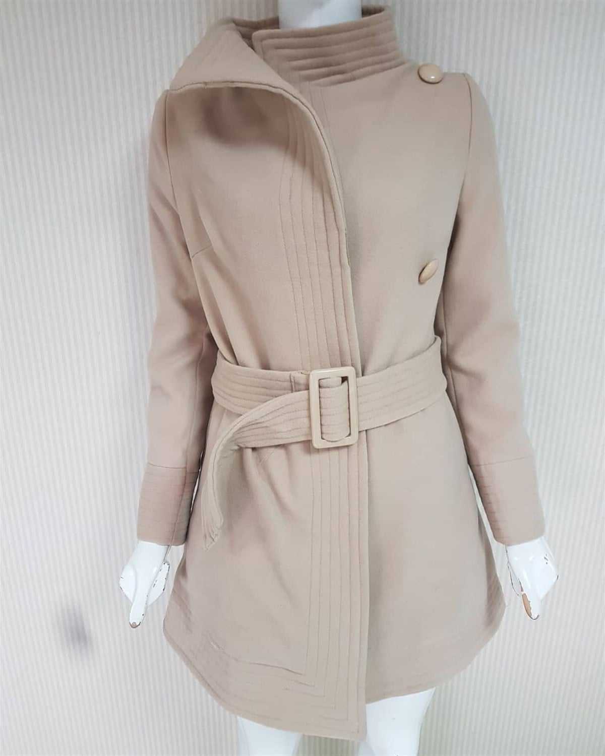 JAPON STYLE CAMEL KAŞE MONT KOREAN STYLE MONT-004