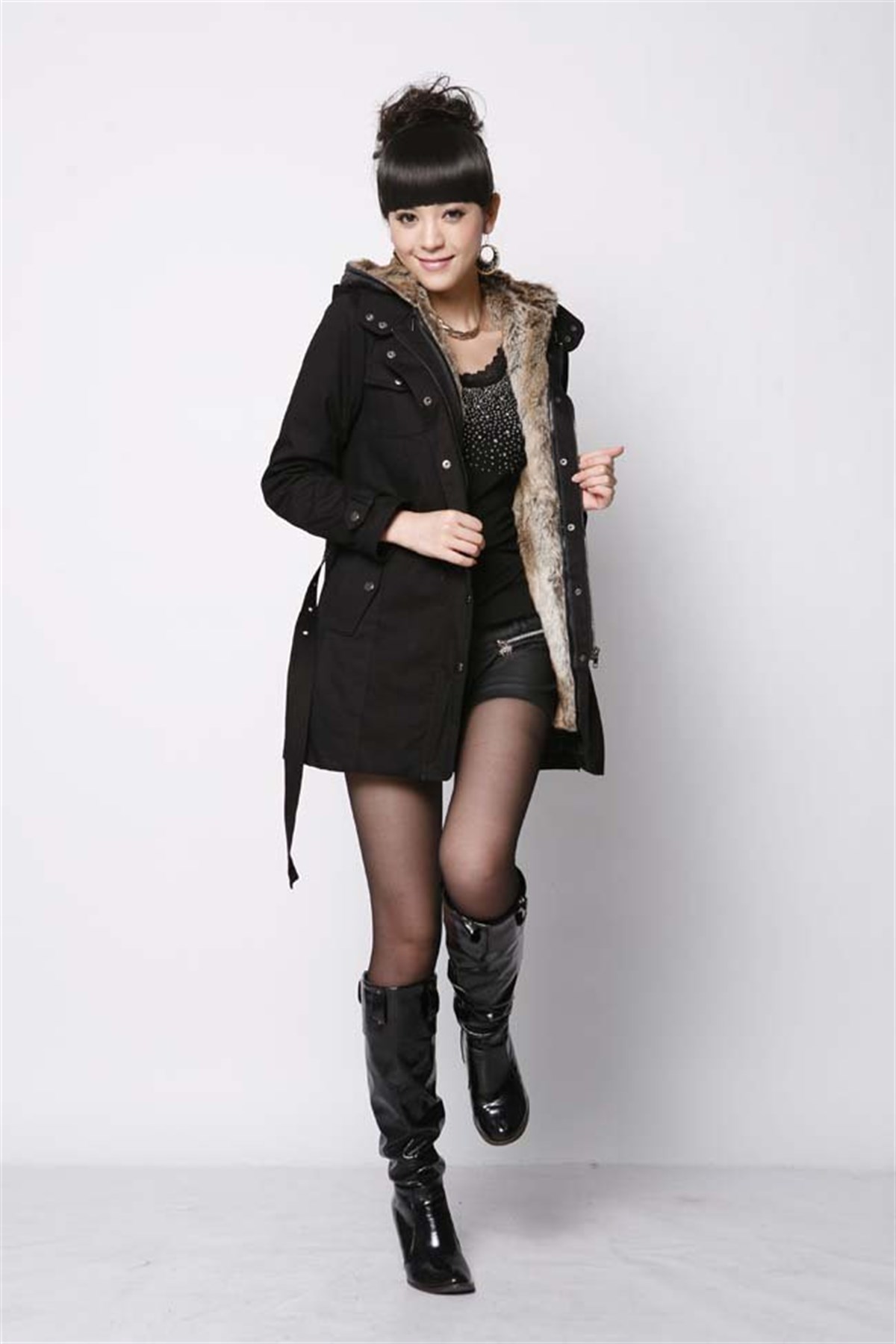 JAPON STYLE İÇ KÜRKÜ ÇIKABİLEN MONT TRENÇKOT KOREAN STYLE MONT-006
