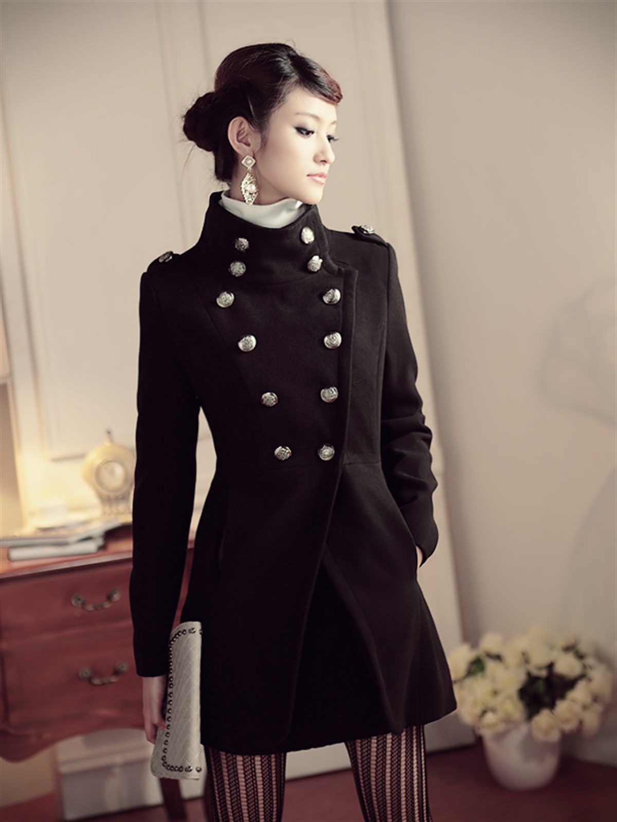 JAPON STYLE SİYAH KAŞE MONT KOREAN STYLE MONT-002