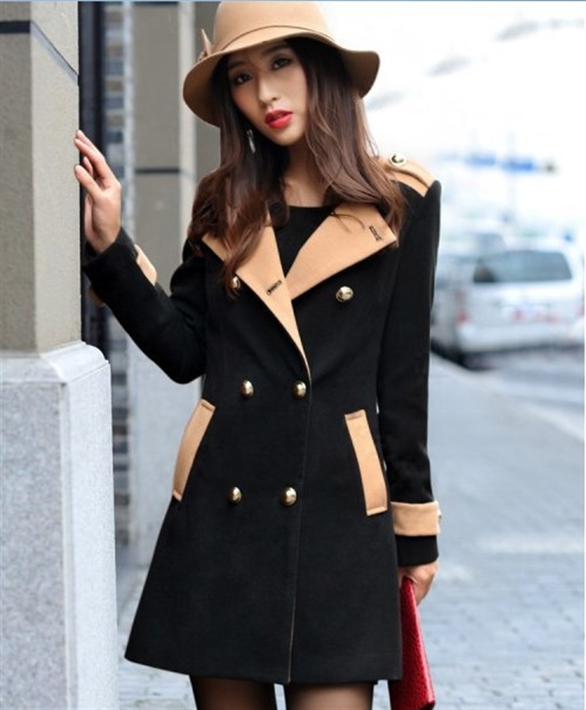 JAPON STYLE SİYAH KAŞE MONT KOREAN STYLE MONT-001