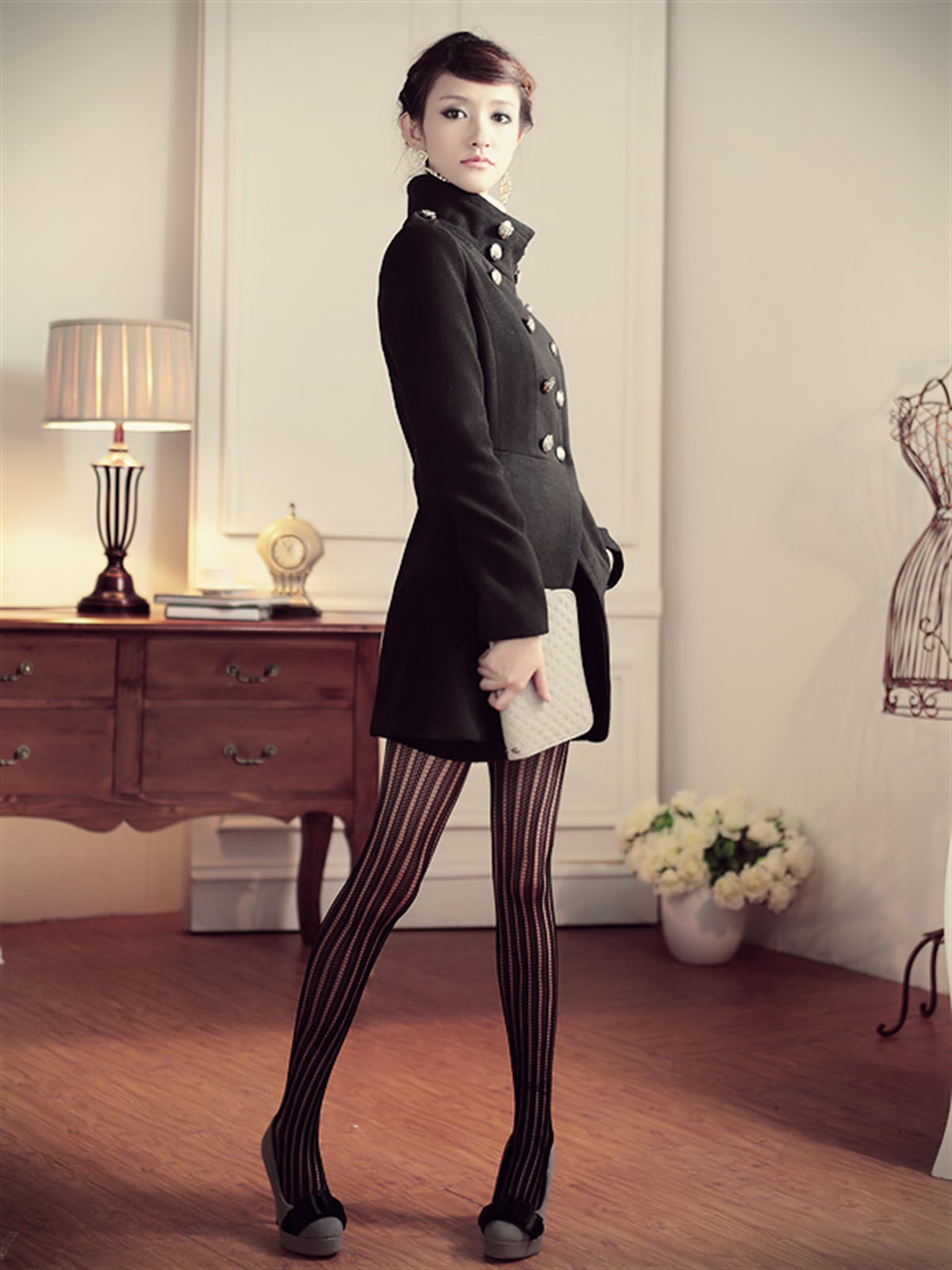 JAPON STYLE SİYAH KAŞE MONT KOREAN STYLE MONT-002