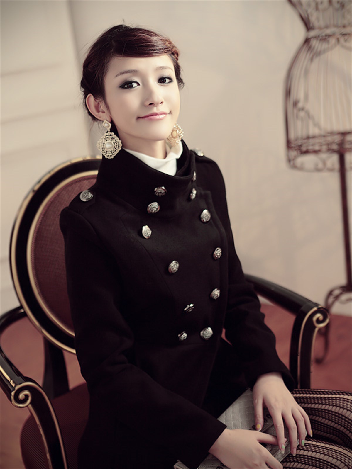 JAPON STYLE SİYAH KAŞE MONT KOREAN STYLE MONT-002