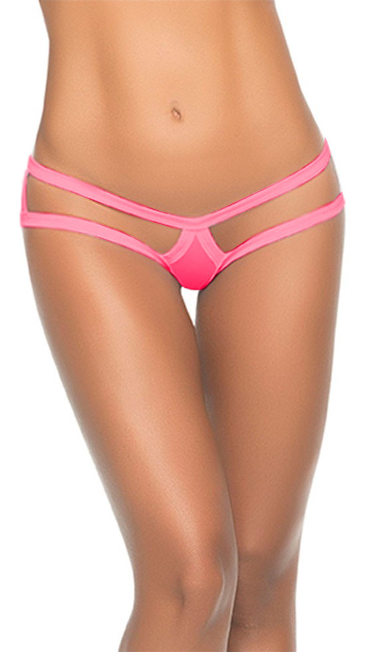 NEON PEMBE ESNEK SANDY KUMAŞ TANGA, G-STRİNG TKN-4203-11
