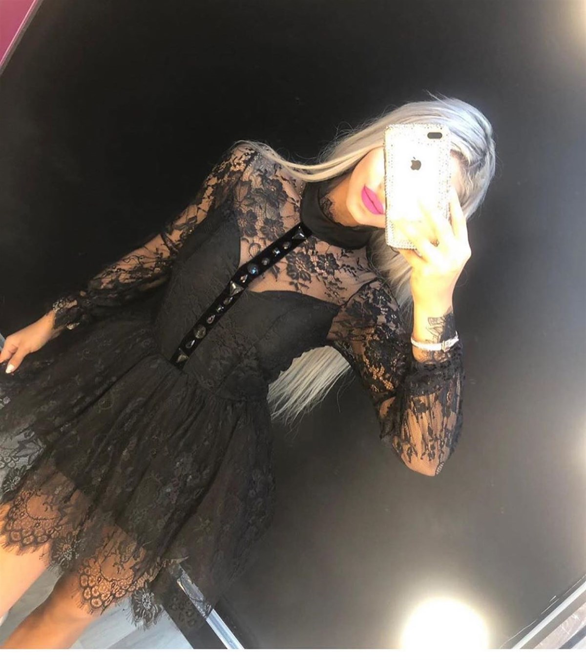 ÖZEL TASARIM TRANSPARAN GÖRÜNÜMLÜ GÖĞÜS DOGULU SİYAH GECE ELBİSESİ SİYAH ELBİSE BLACK NIGHT DRESS BLACK PROM DRESS BLACK PARTY DRESS BLACK MINI DRESS LP-179