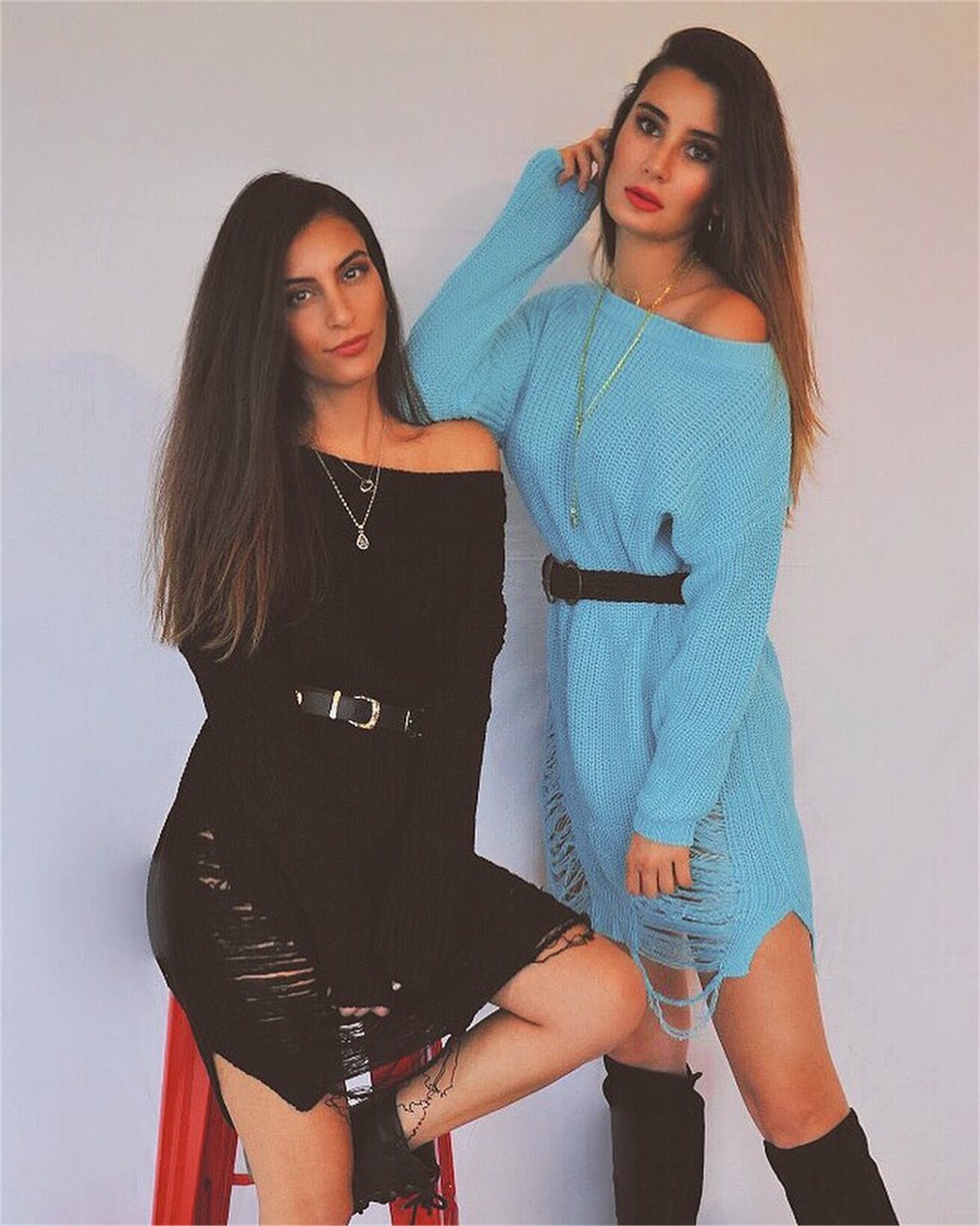 TRİKO KUMAŞ YIRDIK DETAYLI MAVİ MİNİ ELBİSE, TUNİK WOM-004-2