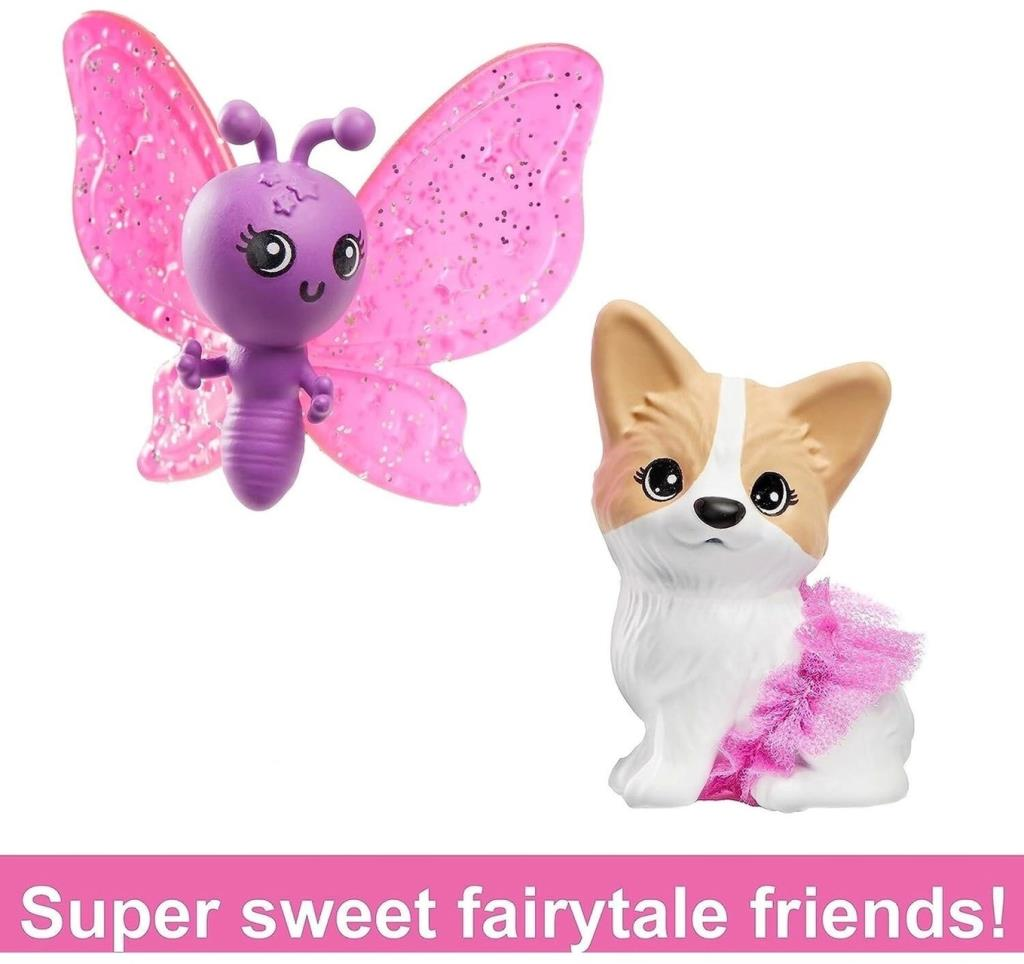 Barbie A Touch Of Magic Bebek Esmer HLC31 HLC33 Lisanslı Ürün 