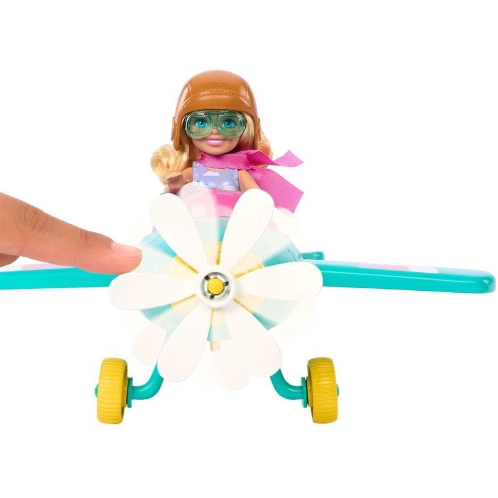 Barbie Chelsea'nin Pervaneli Mini Uçağı HTK38 Lisanslı Ürün