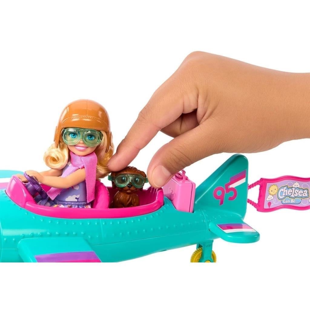 Barbie Chelsea'nin Pervaneli Mini Uçağı HTK38 Lisanslı Ürün