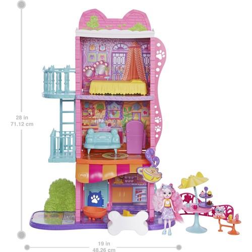Enchantimals Şehir Evi ve Kafe Oyun Set HHC18 Lisanslı Ürün