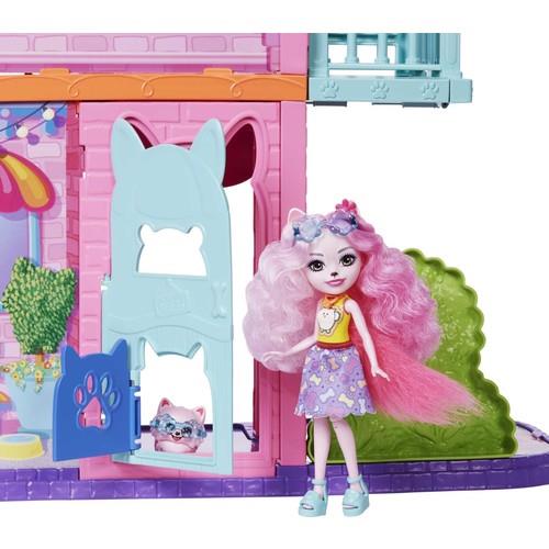 Enchantimals Şehir Evi ve Kafe Oyun Set HHC18 Lisanslı Ürün