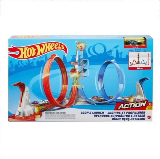 Hot Wheels Dikey Uçuş Heyecan Yarış Seti GRW39 Lisanslı Ürün