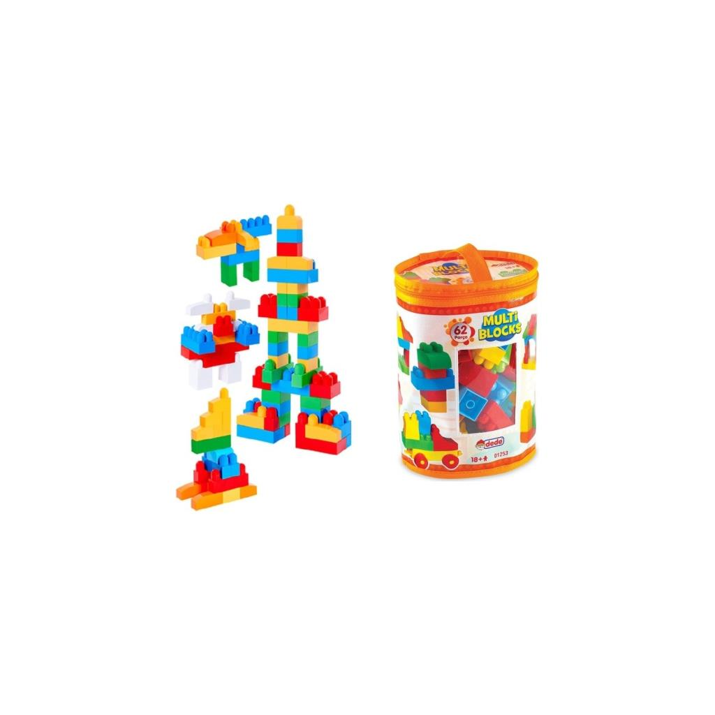 Multi Blocks 62 Parça Dede - 62 Parça Yapı Oyuncağı